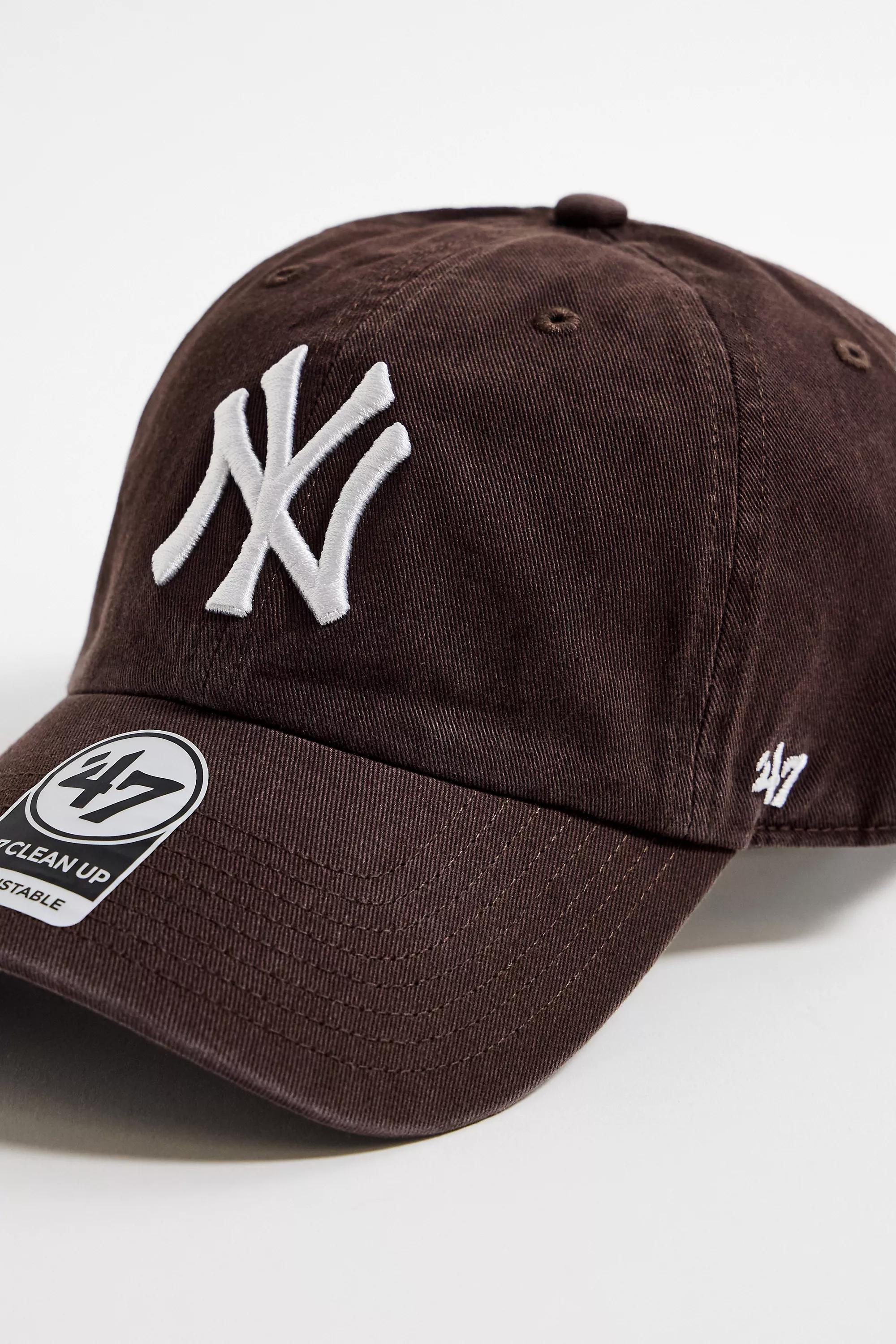 Brown 47 Brand Ny Yankees Clean Up Cap, BRN, large image number 1