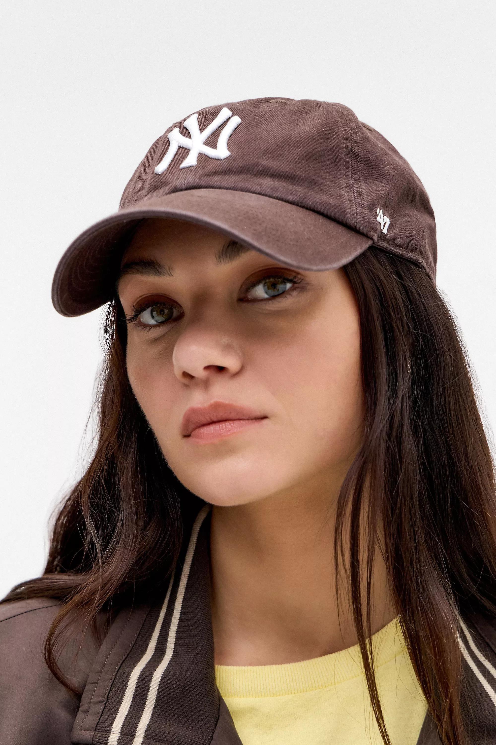 Brown 47 Brand Ny Yankees Clean Up Cap, BRN, large image number 3
