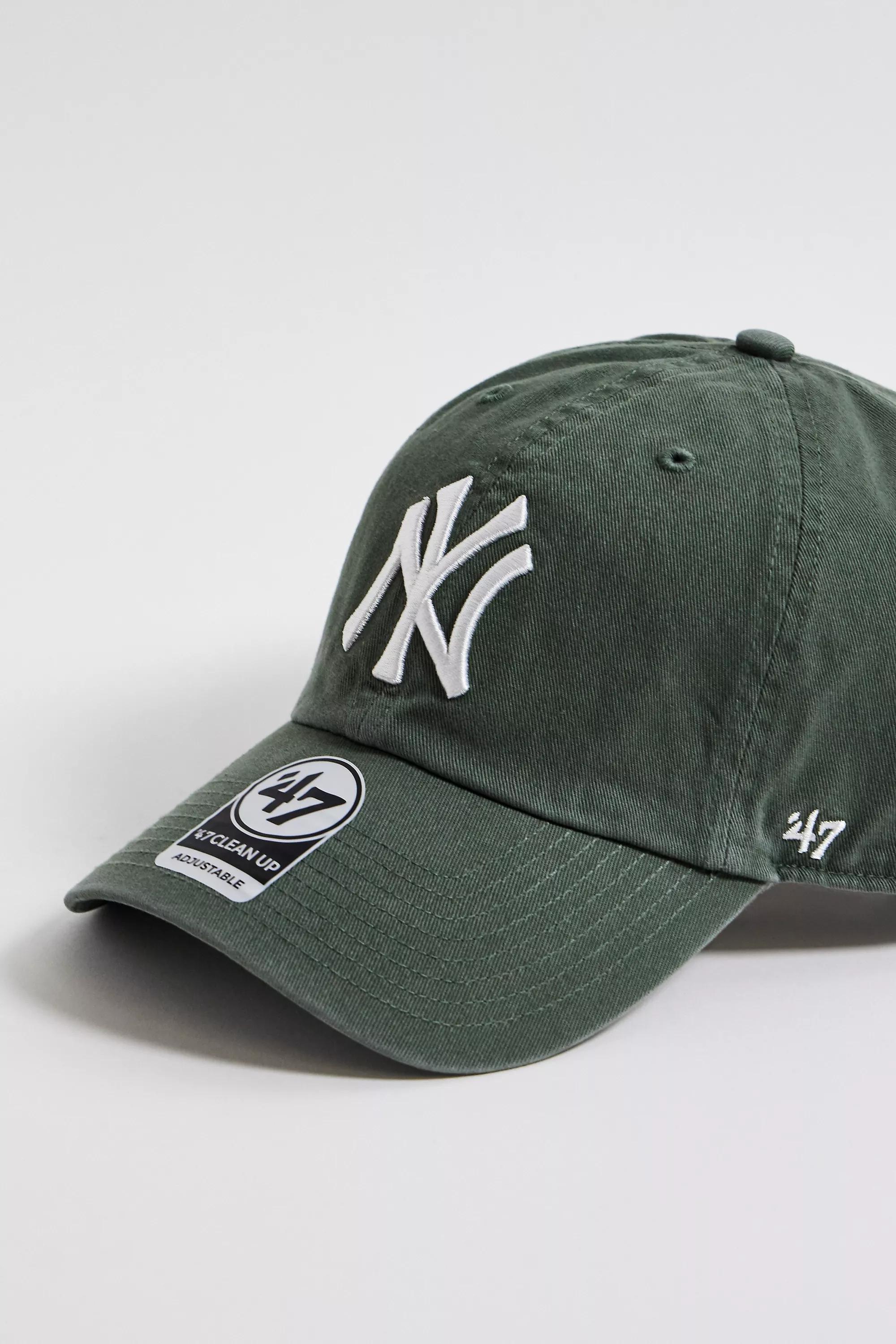 Khaki 47 Brand Ny Yankees Clean Up Cap, KHAKI, large image number 2