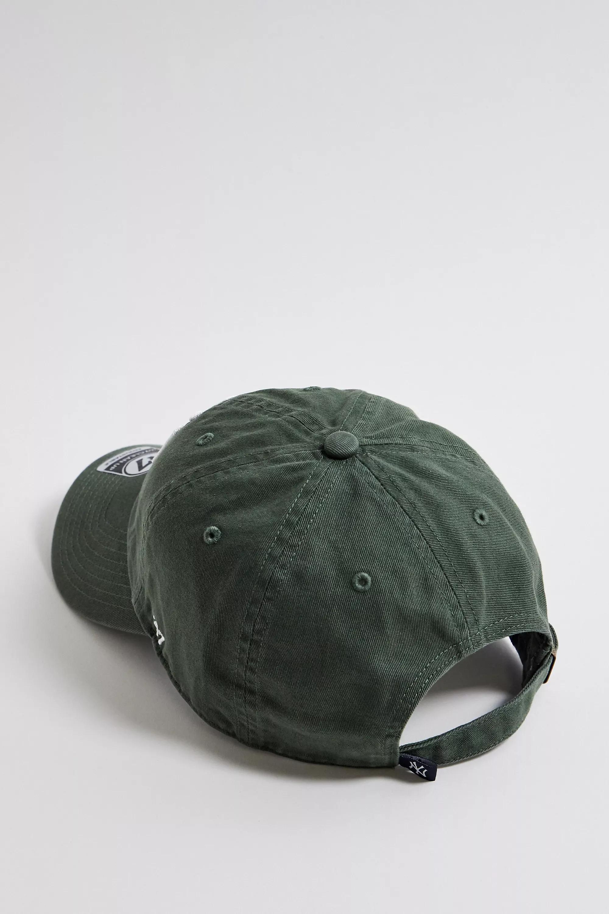 Khaki 47 Brand Ny Yankees Clean Up Cap, KHAKI, large image number 3