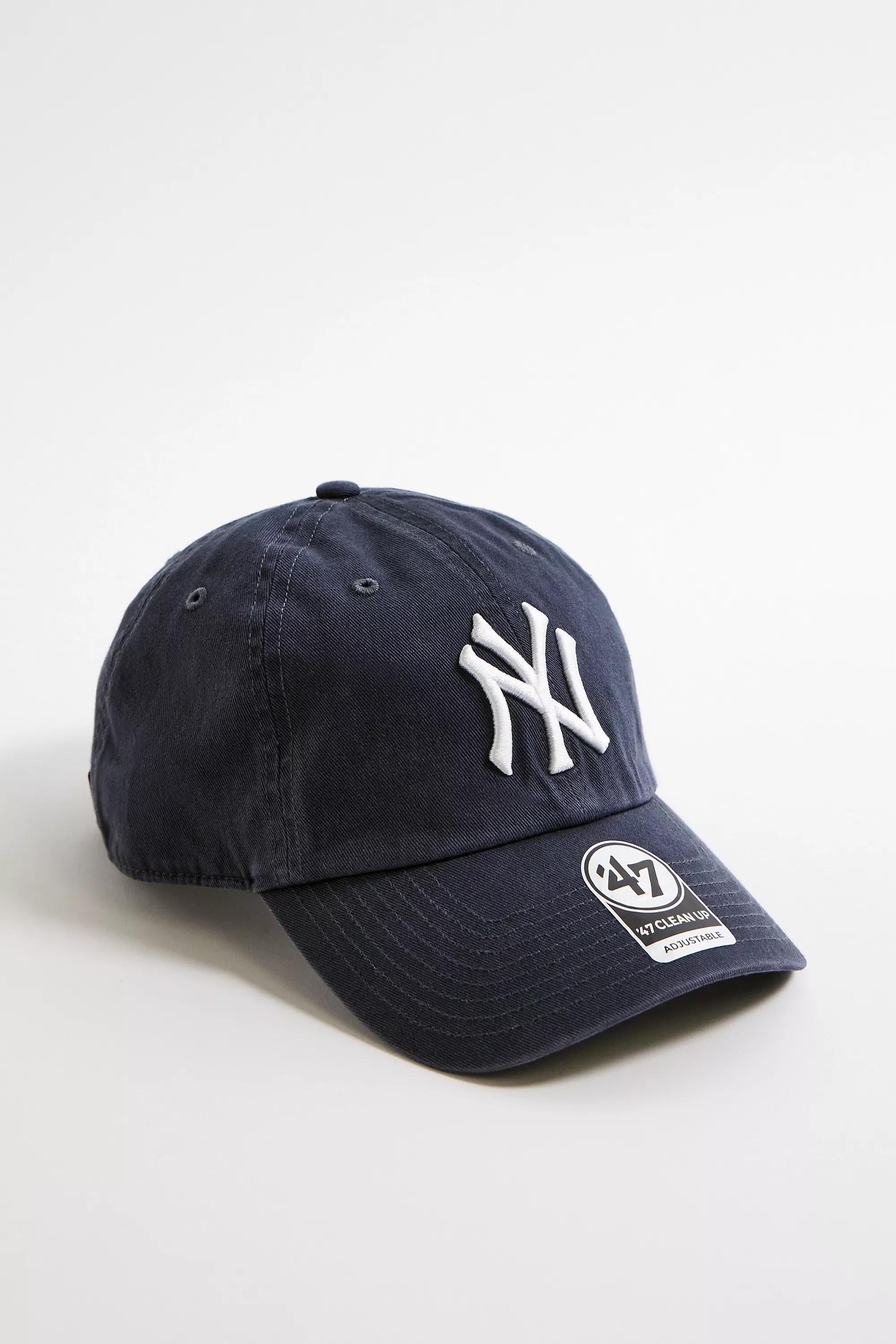 Navy 47 Brand Ny Yankees Clean Up Cap, NAVY, large image number 1