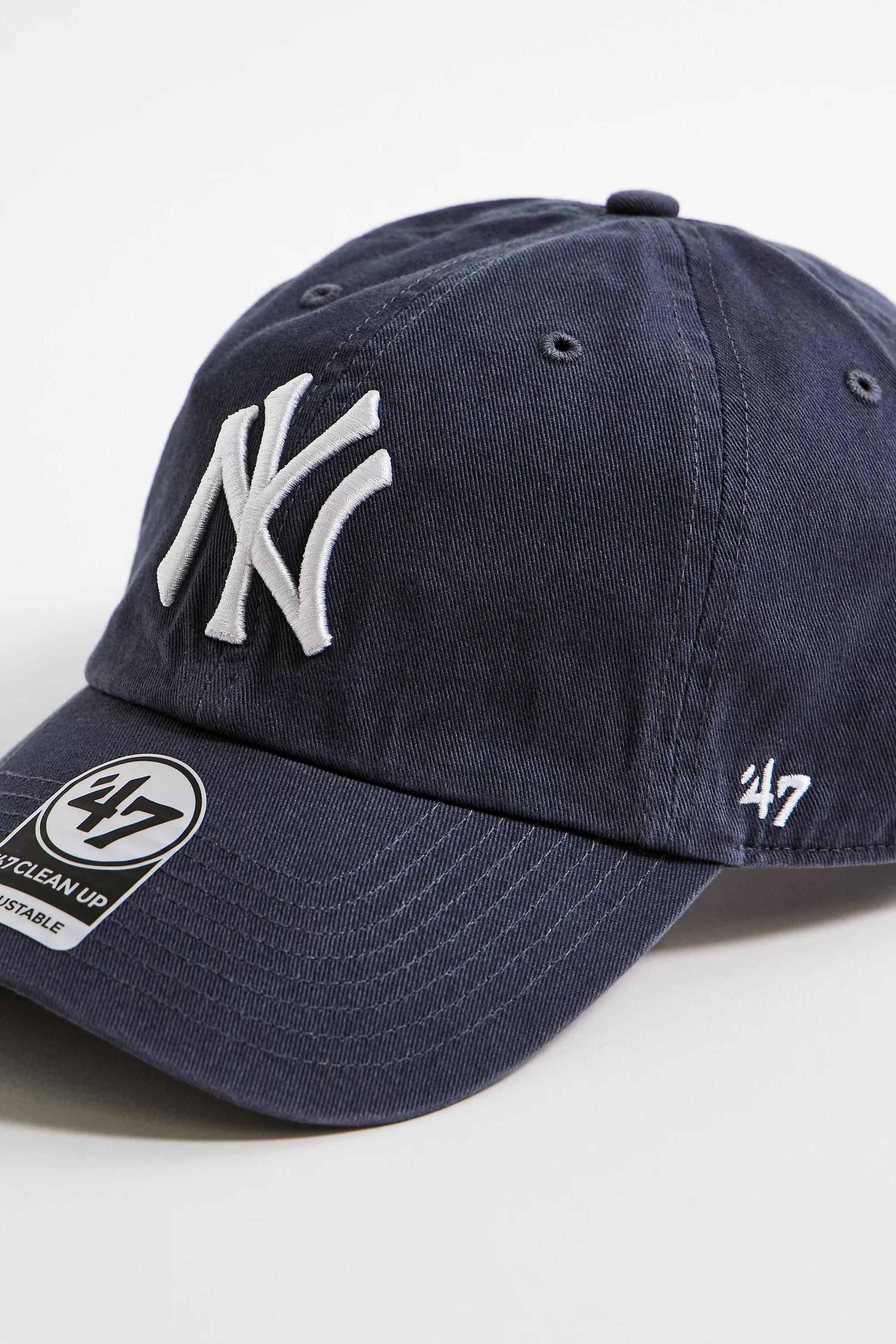 Navy 47 Brand Ny Yankees Clean Up Cap, NAVY, medium