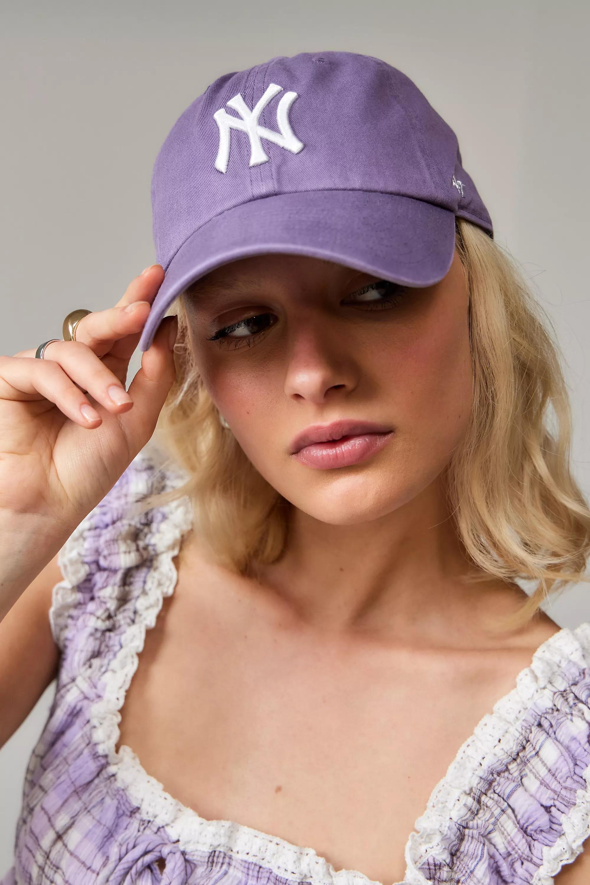 Purple 47 Brand Ny Yankees Clean Up Cap, PURP, large image number 0