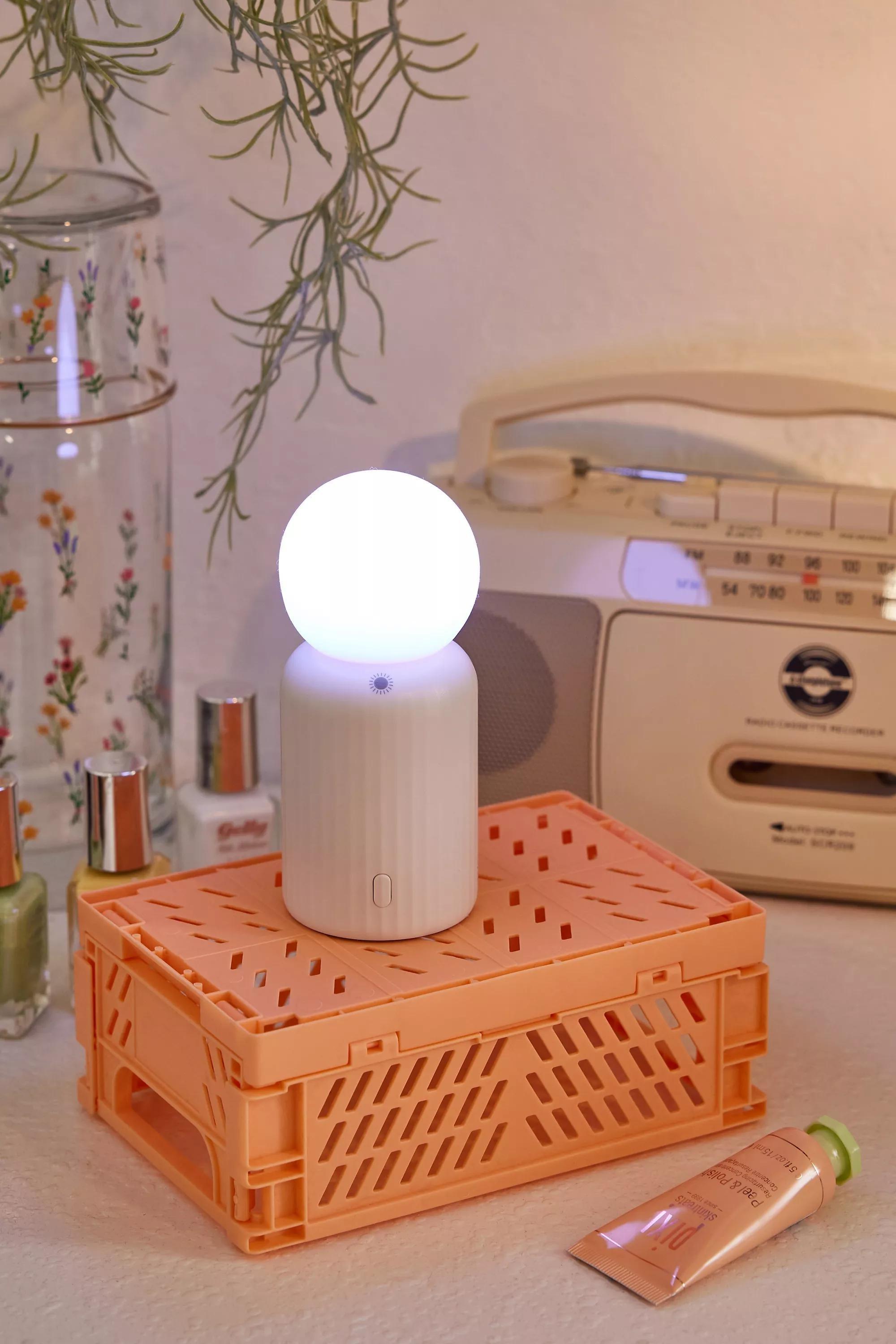 White Lund London White Mini Wireless Lamp, WHT, large image number 0