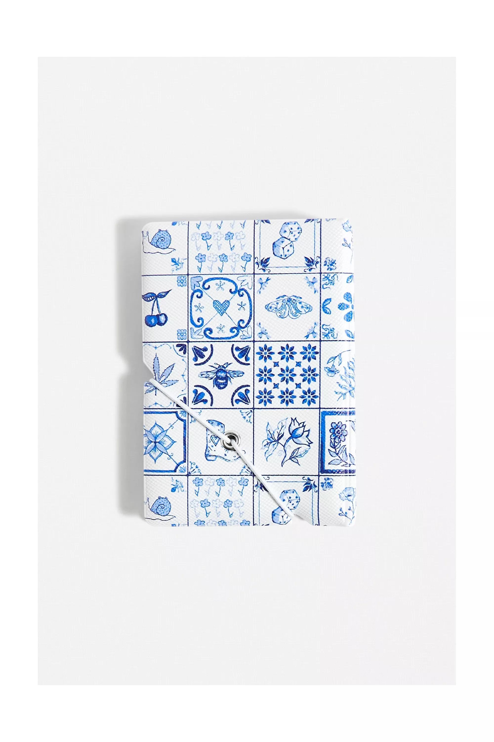 Blue Printed Mini Instax Photo Album, BLUE, large image number 3