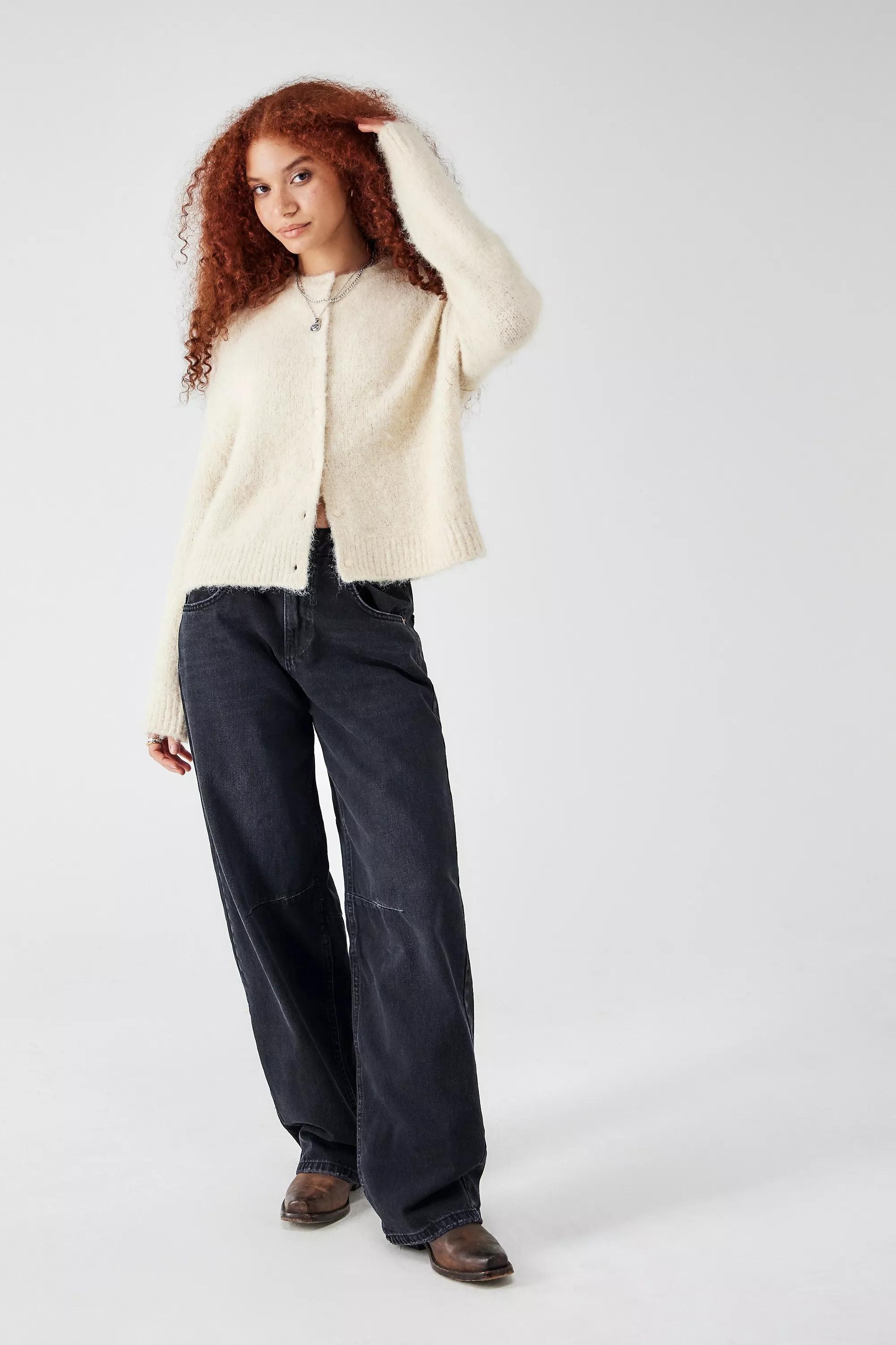 Black Bdg Boyfriend Jeans, , large image number 1