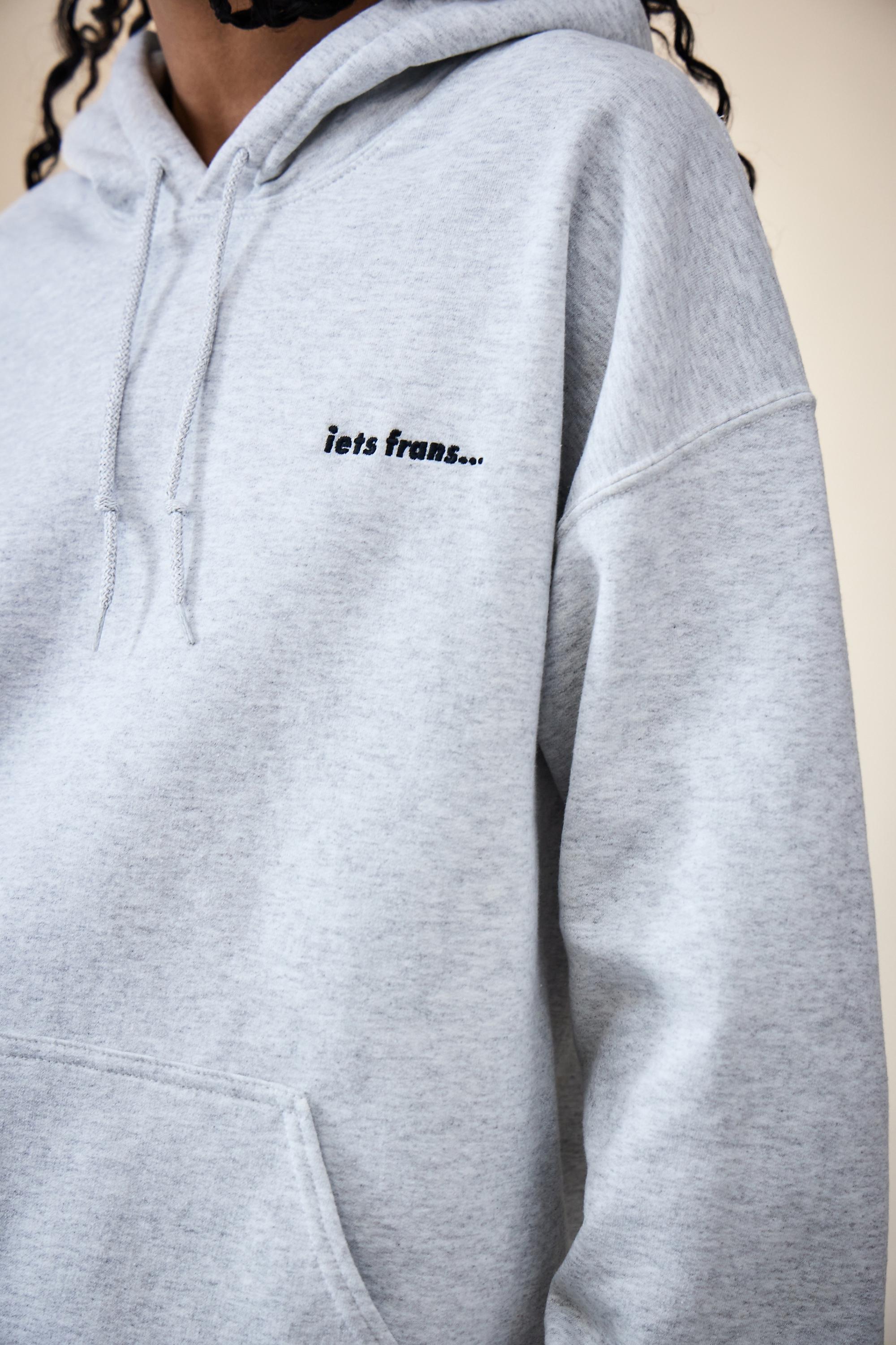 Grey Oversized Hoodie, , medium