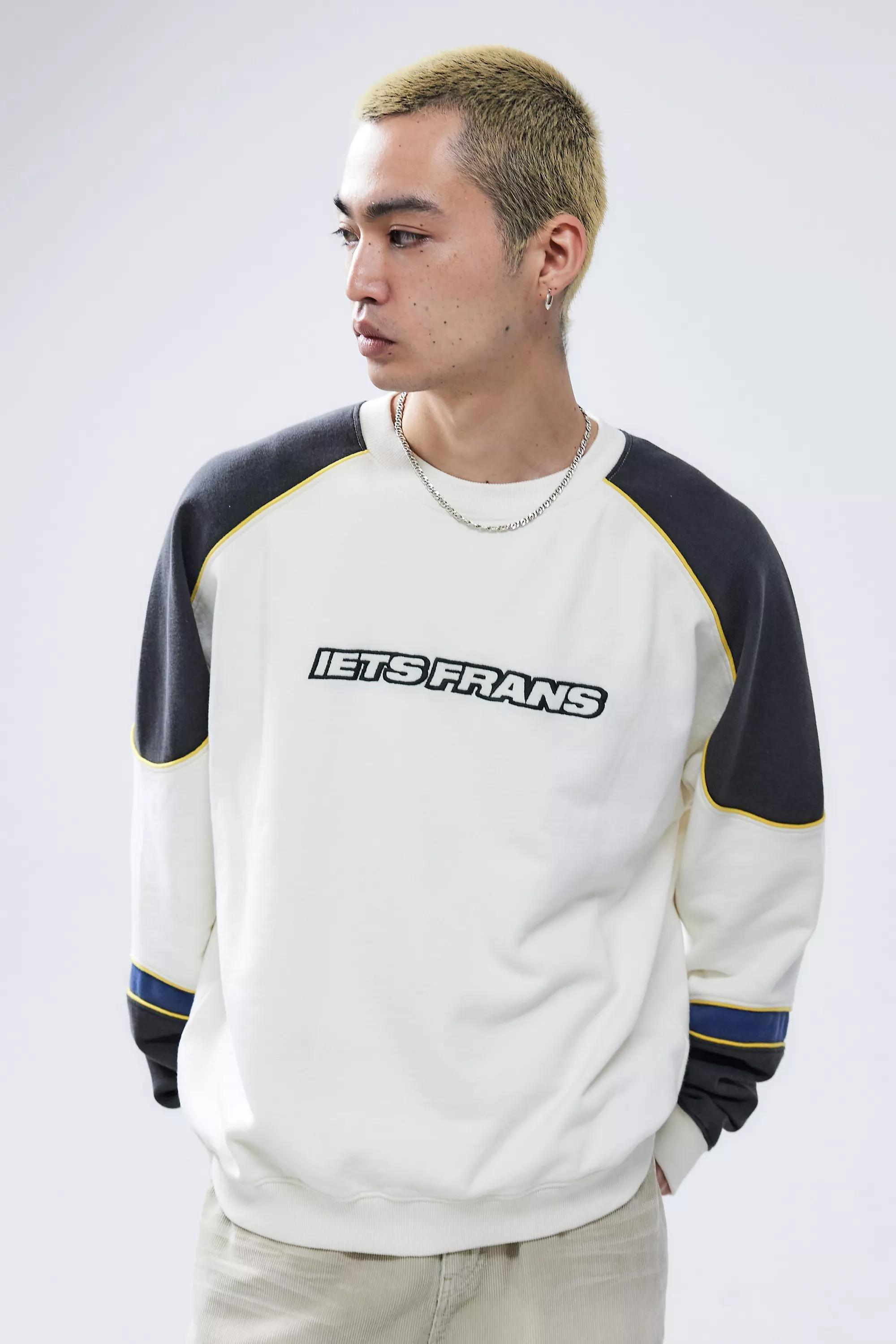 Cream Iets Frans... Panel Sweatshirt, , large image number 1
