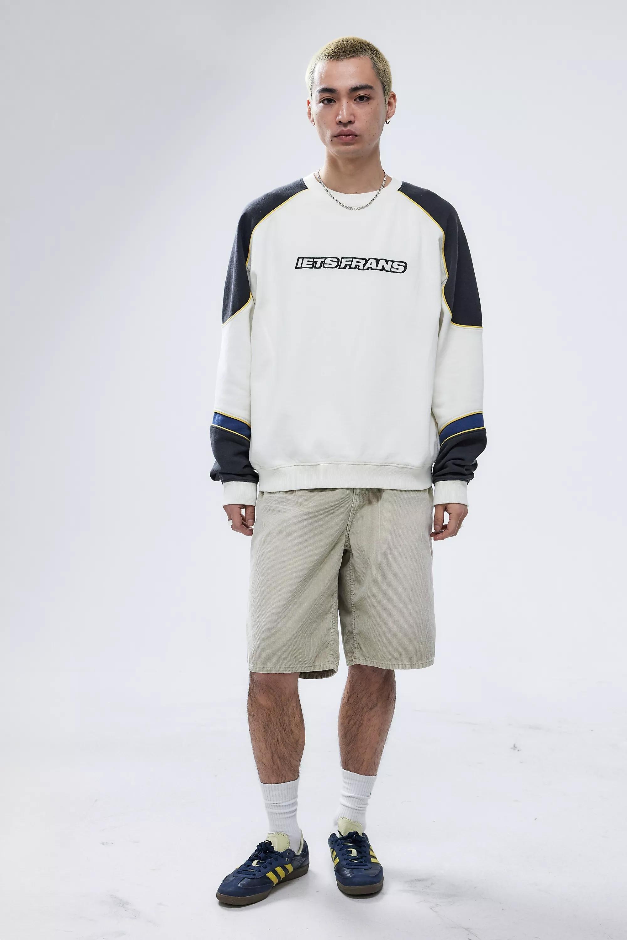 Cream Iets Frans... Panel Sweatshirt, , large image number 3