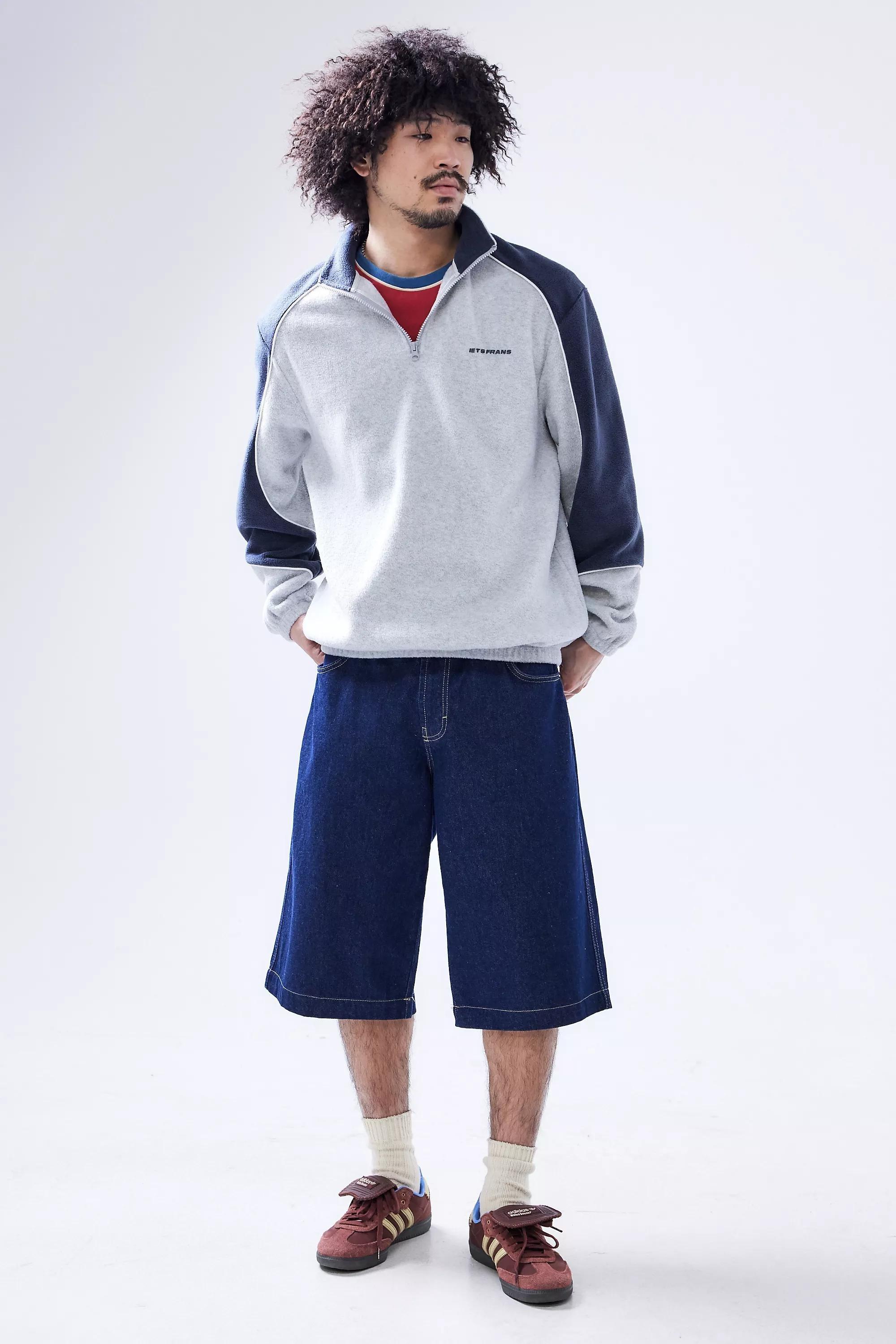 Grey Iets Frans... Panelled Fleece, , large image number 2