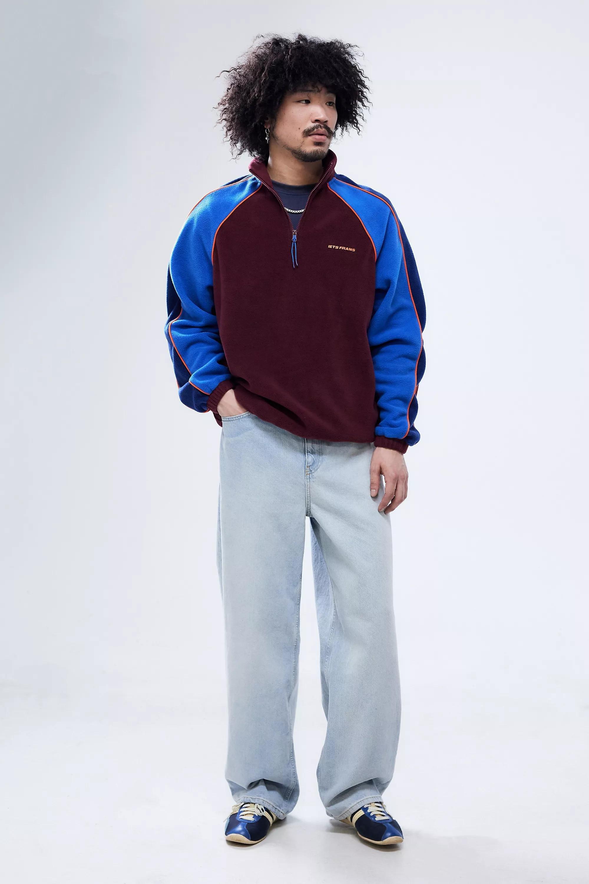 Red Iets Panel Fleece, , large image number 2