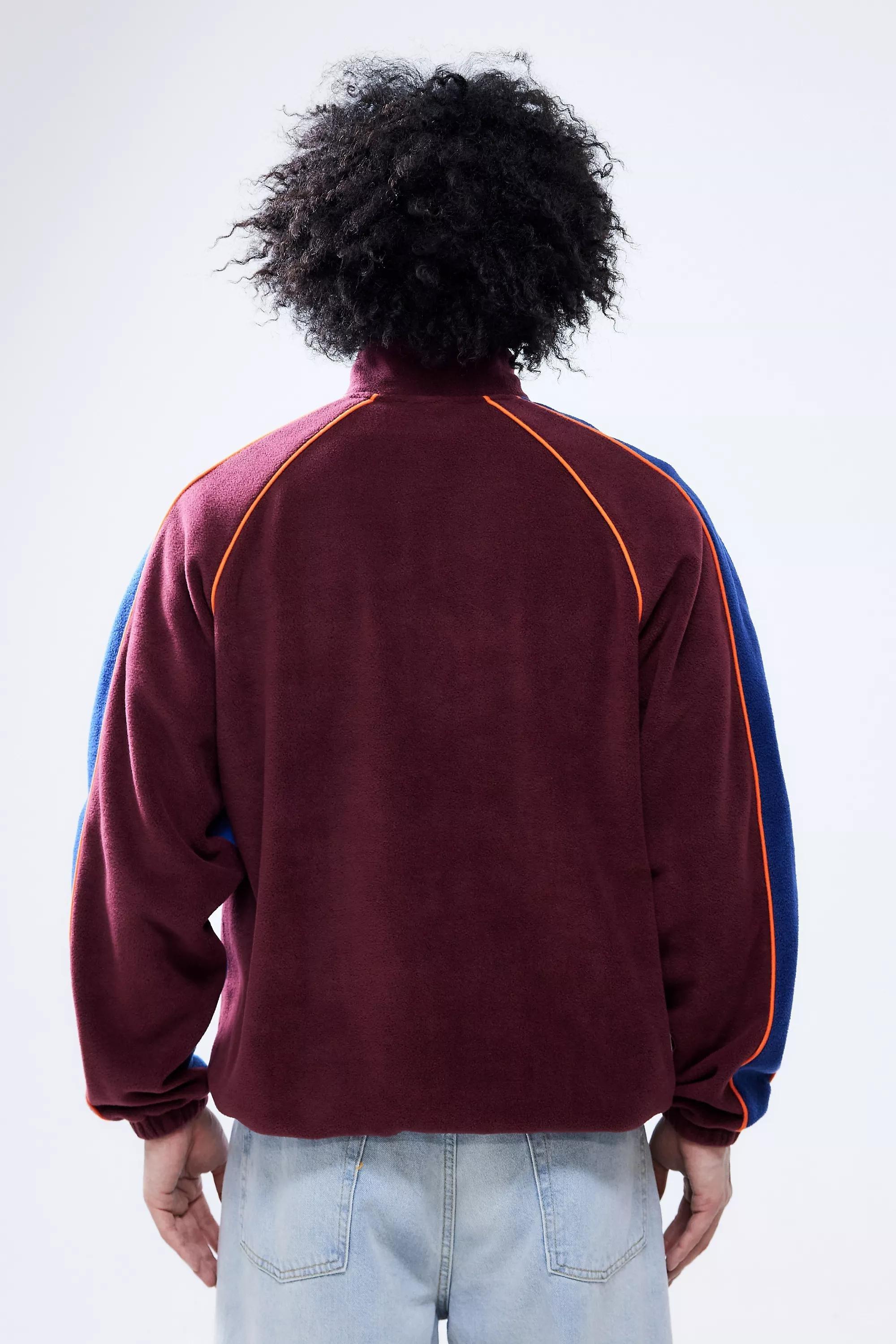 Red Iets Panel Fleece, , large image number 3