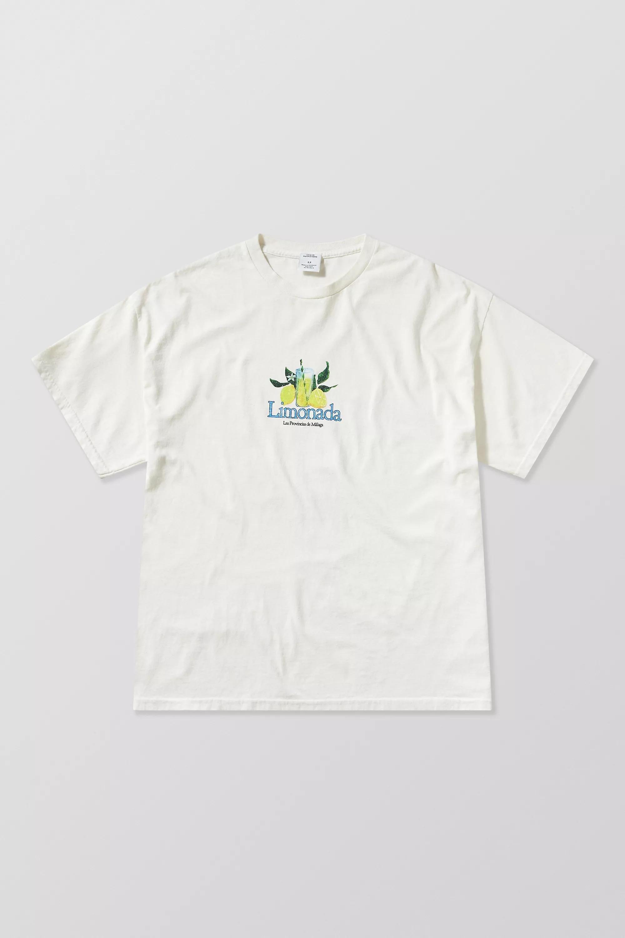 Cream Uo Limonada T-Shirt, , large image number 4
