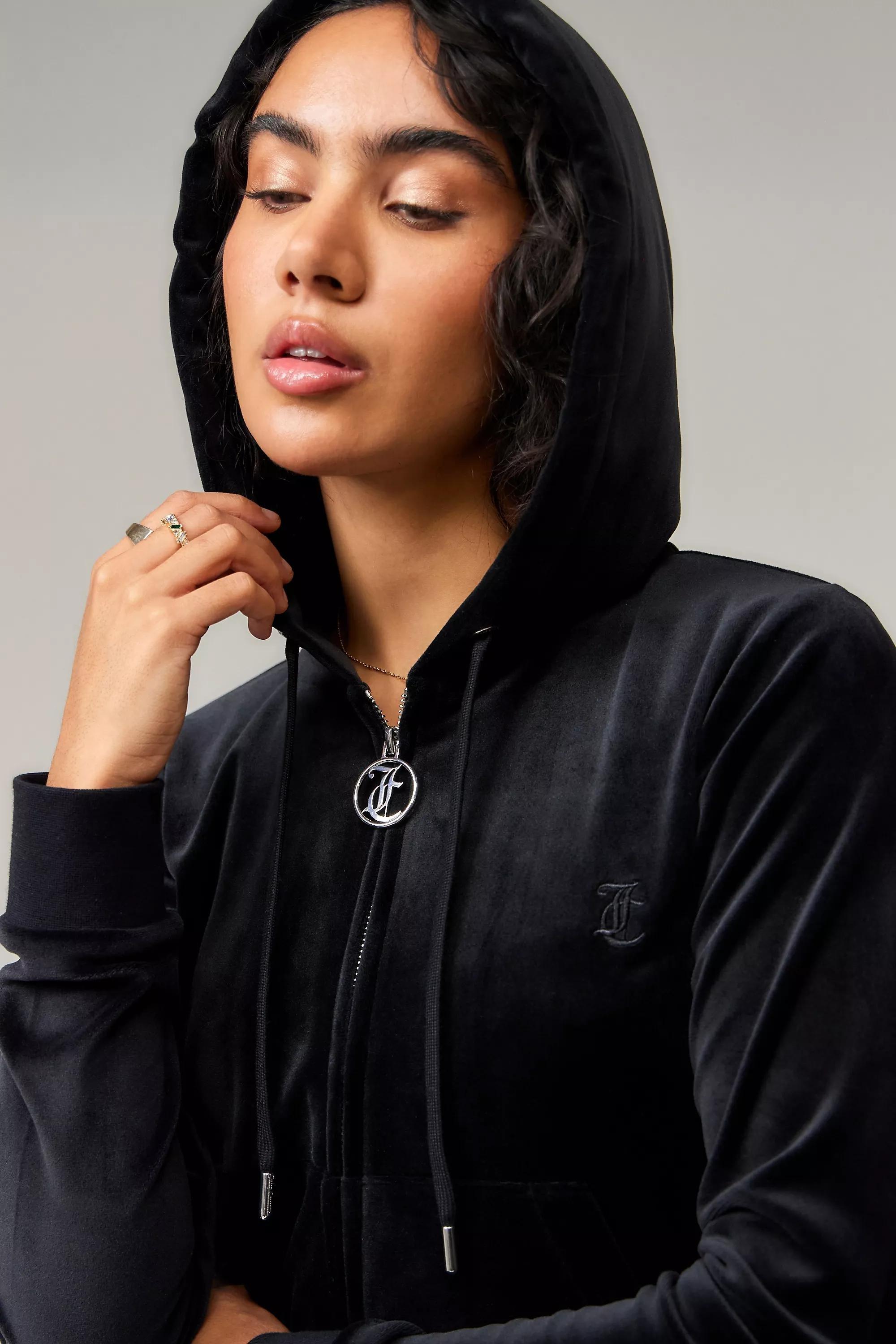 Black Juicy Couture Uo Exclusive Hoodie, , large image number 1