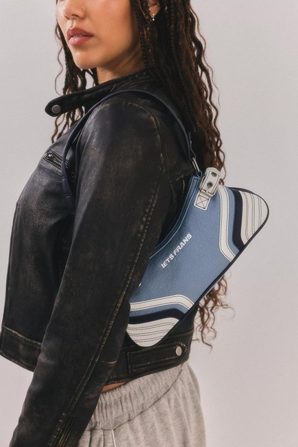 Urban Outfitters - BLUE iets frans... Billy Motocross Shoulder Bag