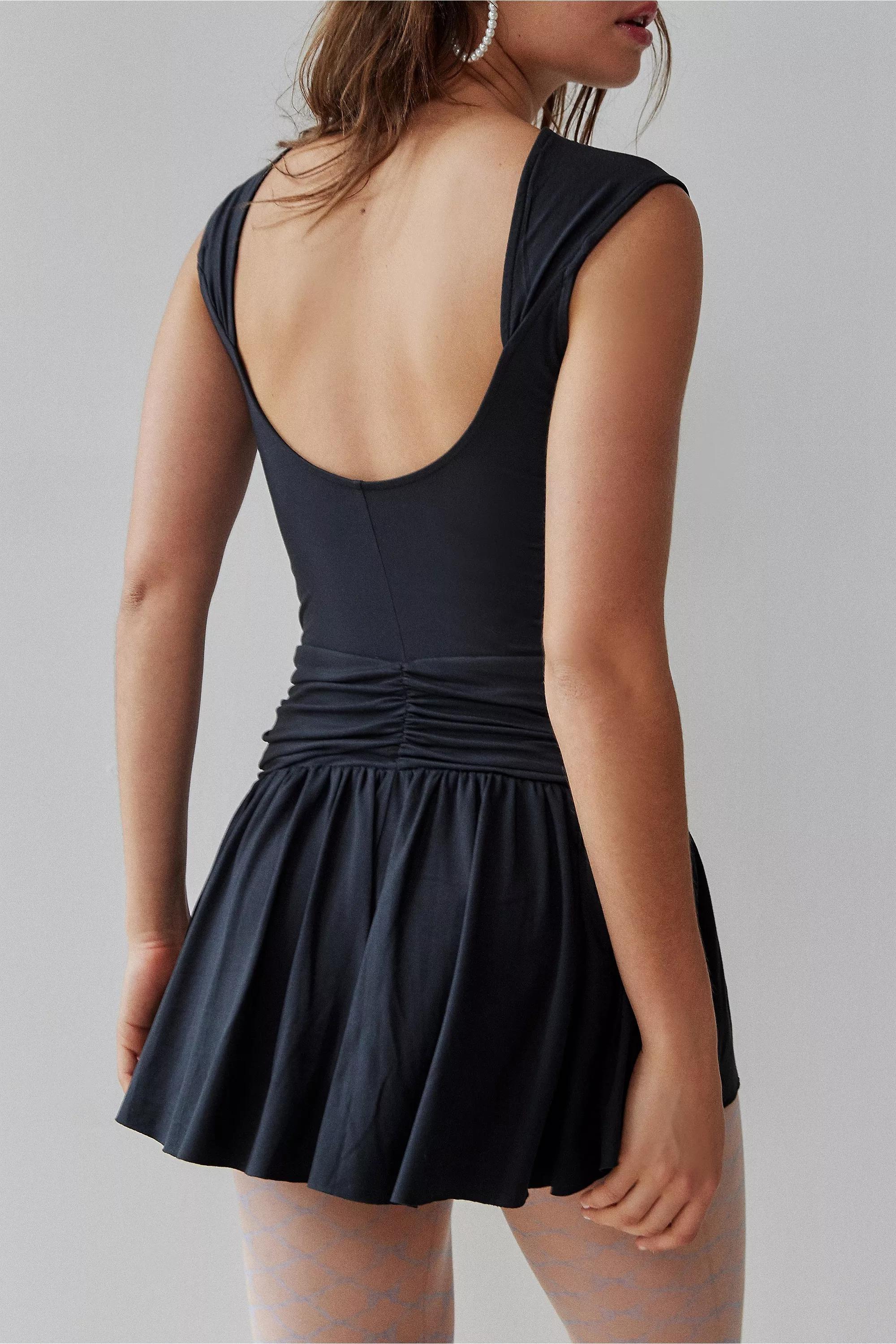 Black Kimchi Blue Detailed Bodysuit, , large image number 1