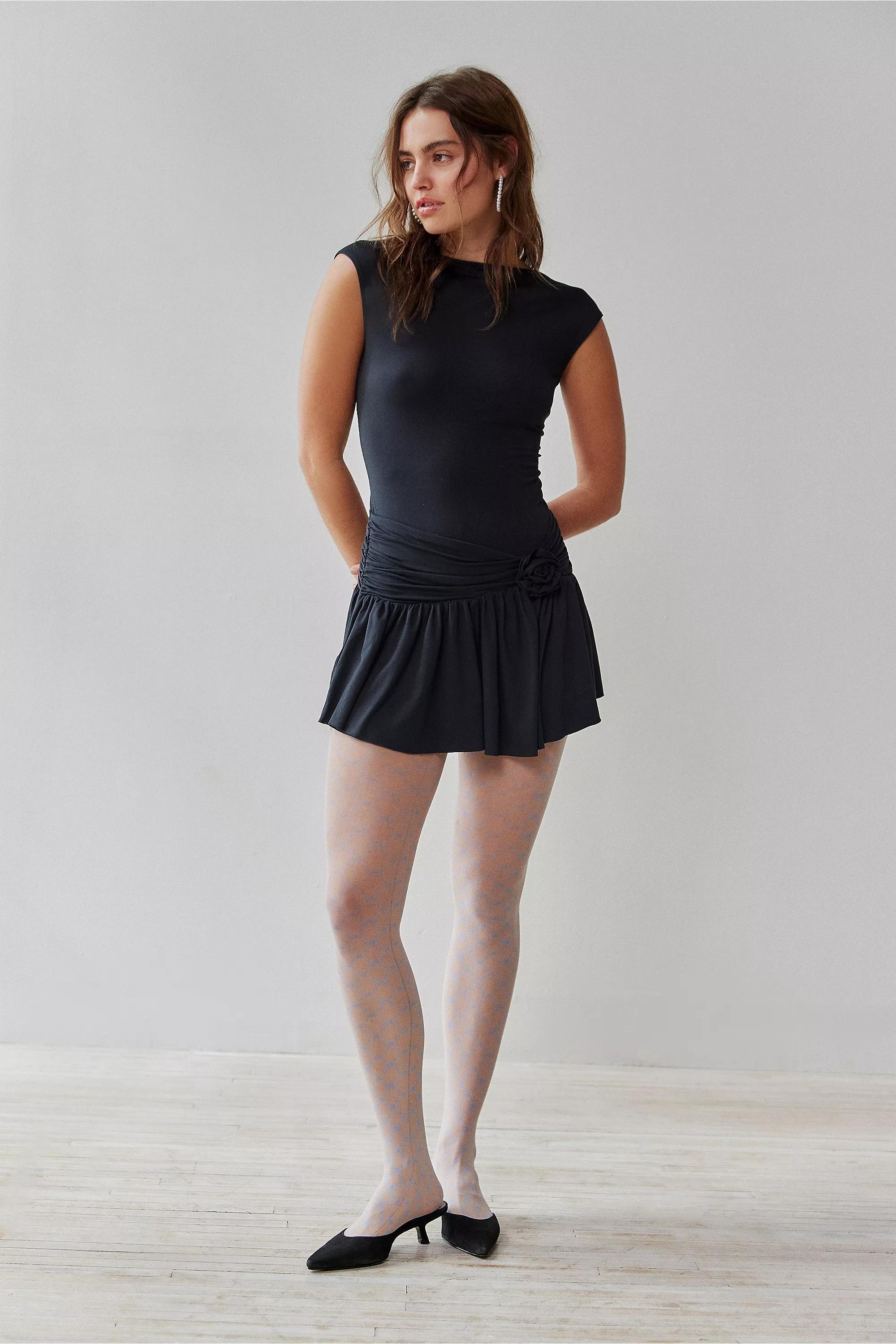Black Kimchi Blue Detailed Bodysuit, , large image number 4