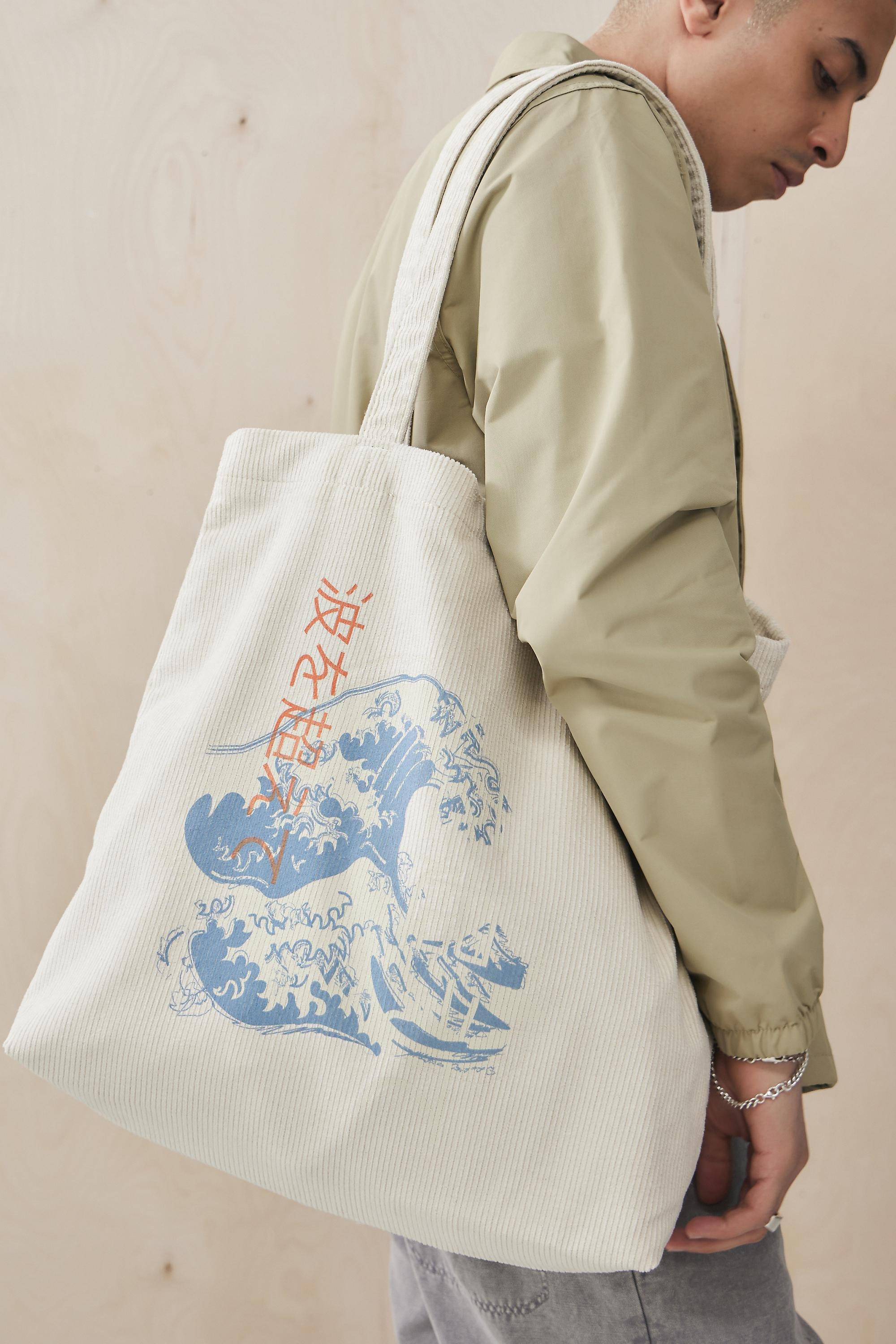 Ivory UO The Great Wave Tote Bag, IVRY, large image number 0