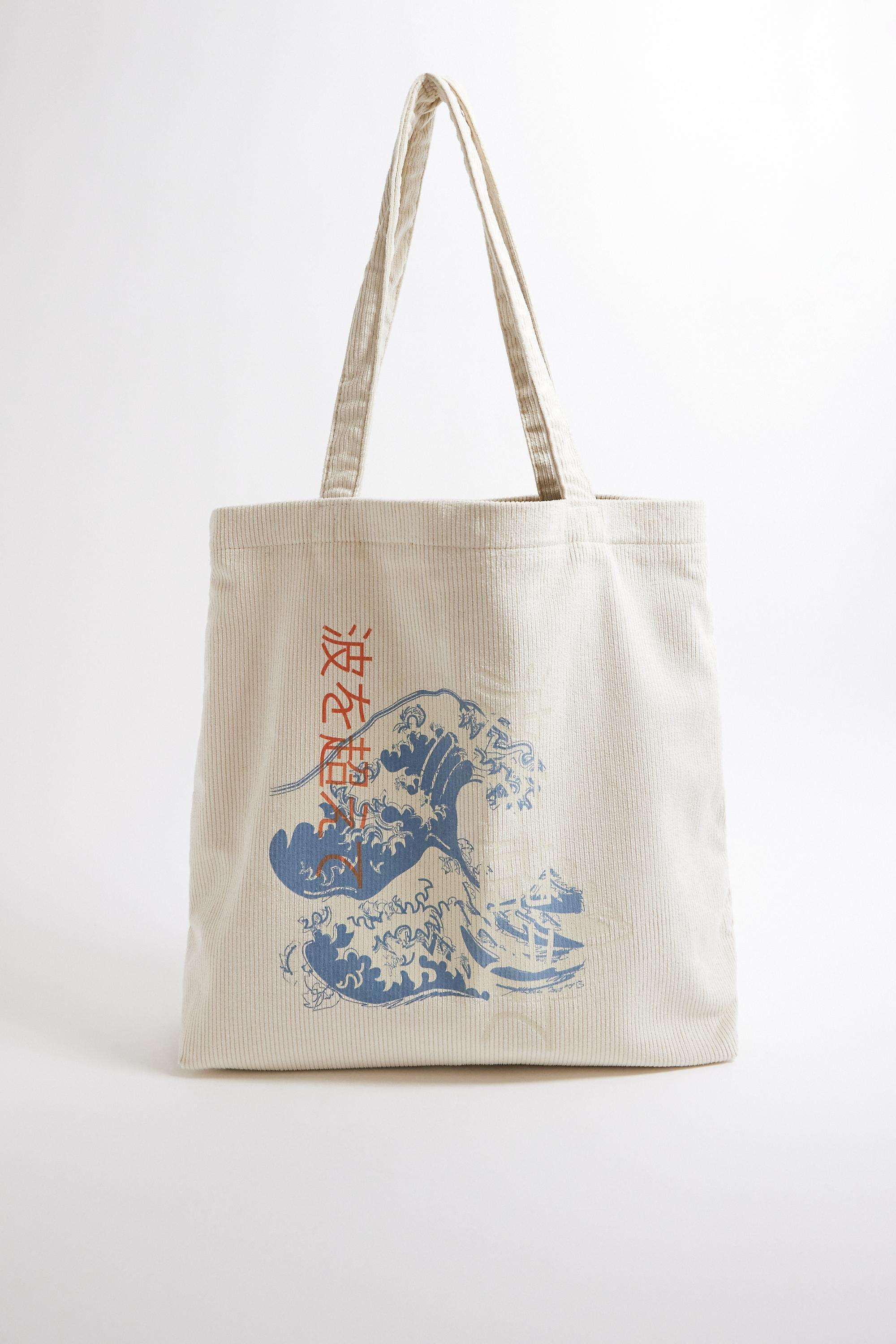 Ivory UO The Great Wave Tote Bag, IVRY, large image number 1