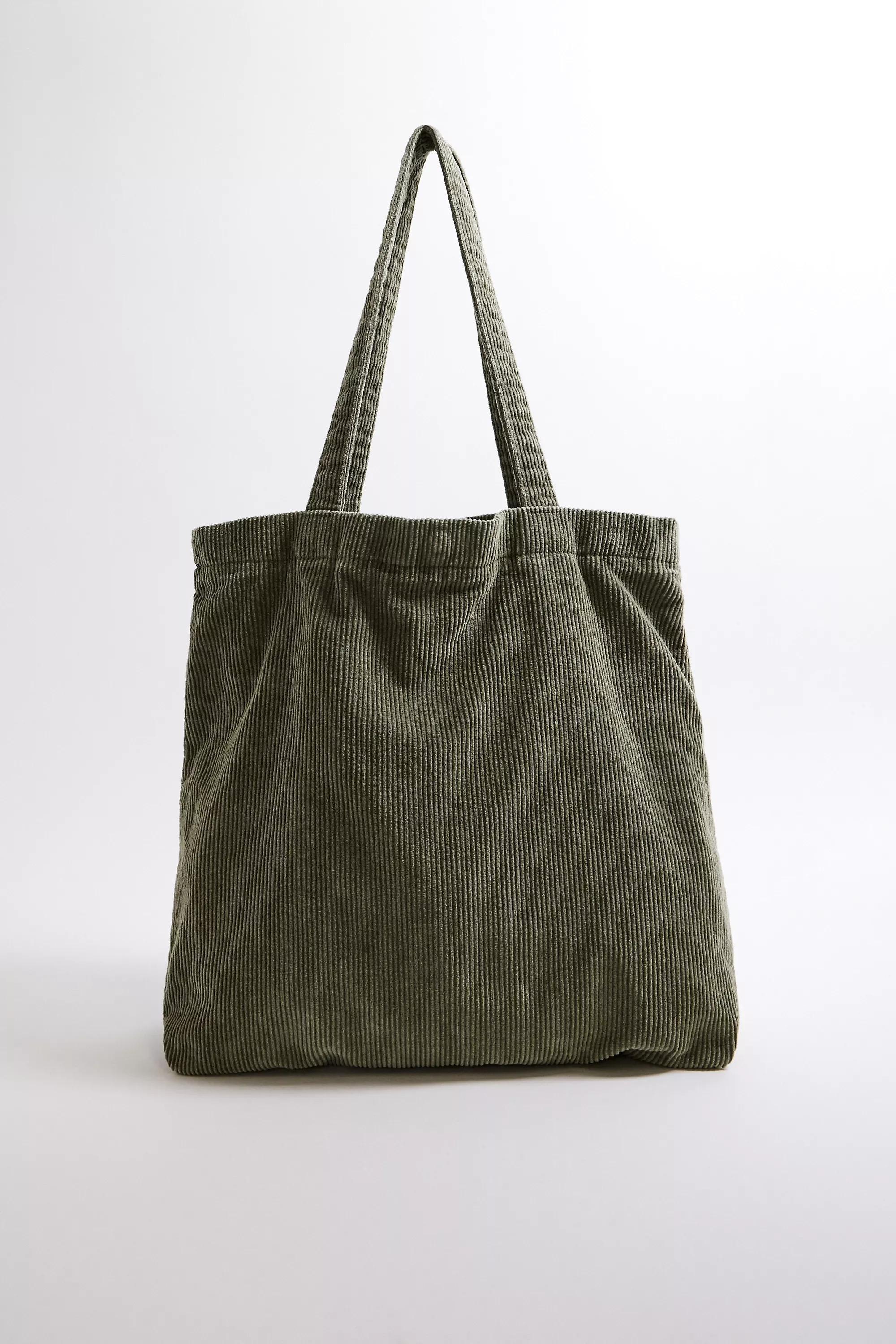 Green UO Corduroy Tote Bag, GRN, large image number 3