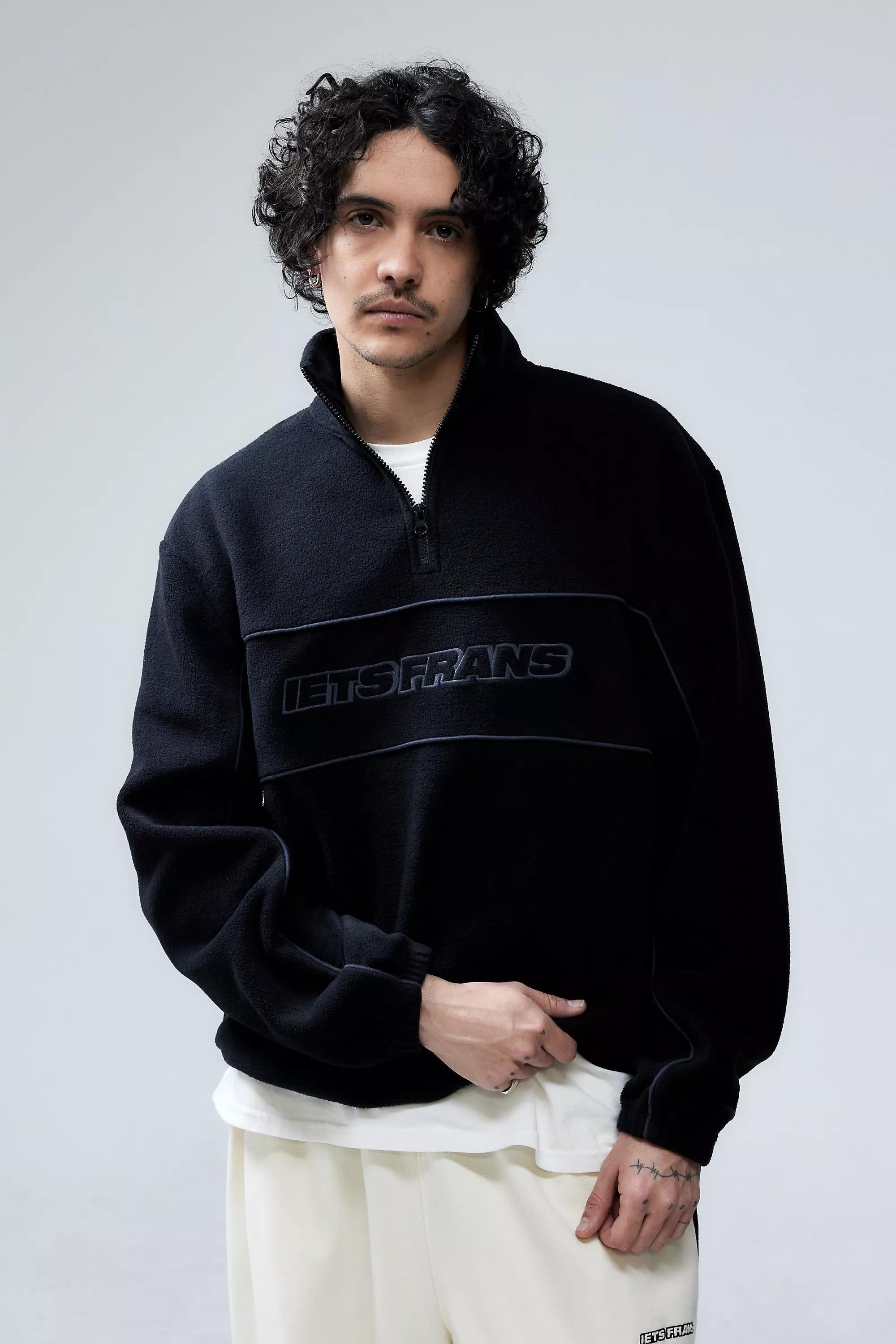 Black Iets Frans.. Piped Fleece, , large image number 0