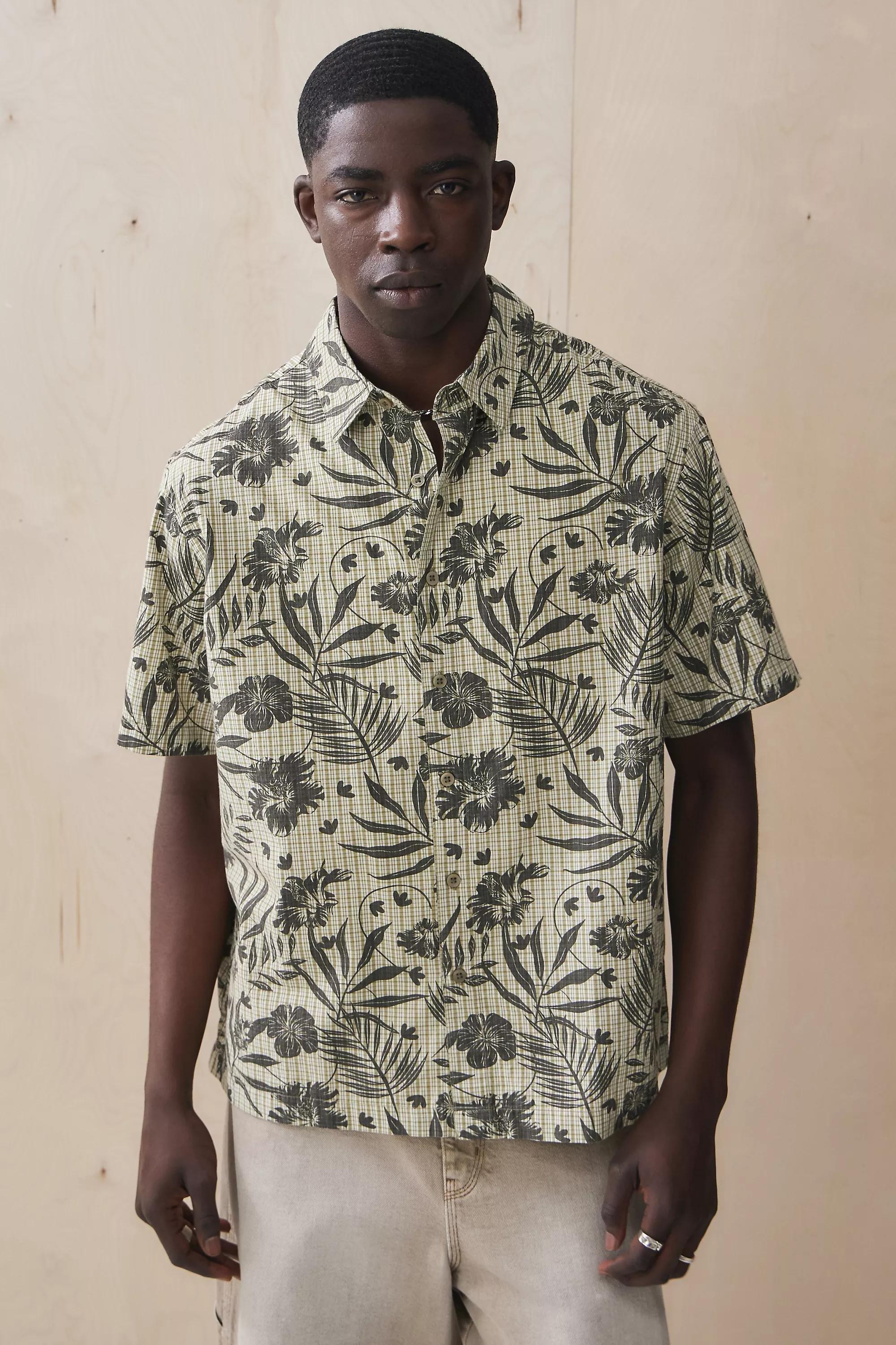 Multicolour UO Floral Shirt, , large image number 0