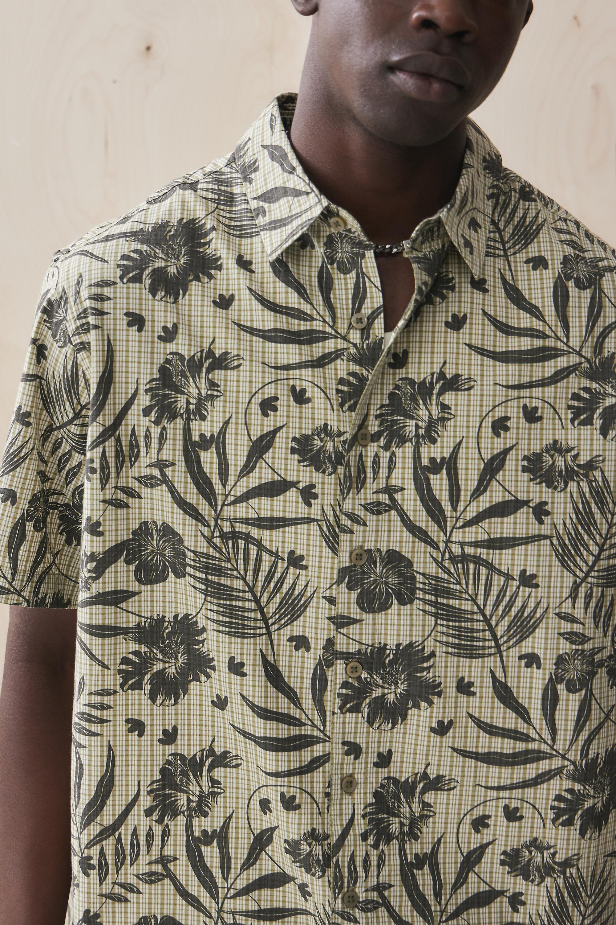 Multicolour UO Floral Shirt, , large image number 1