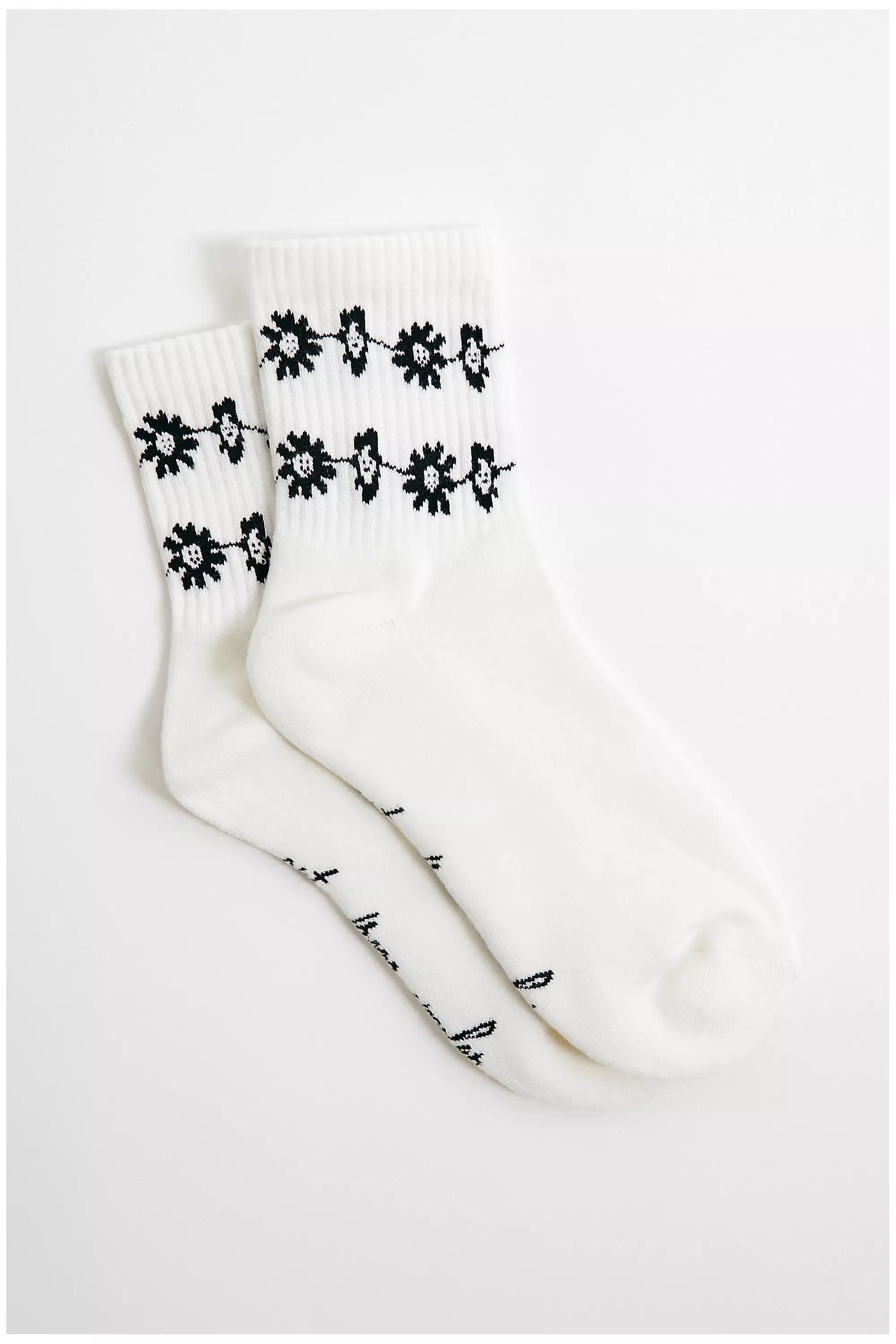 White Out From Under Daisy Chain Socks, WHT, large image number 1