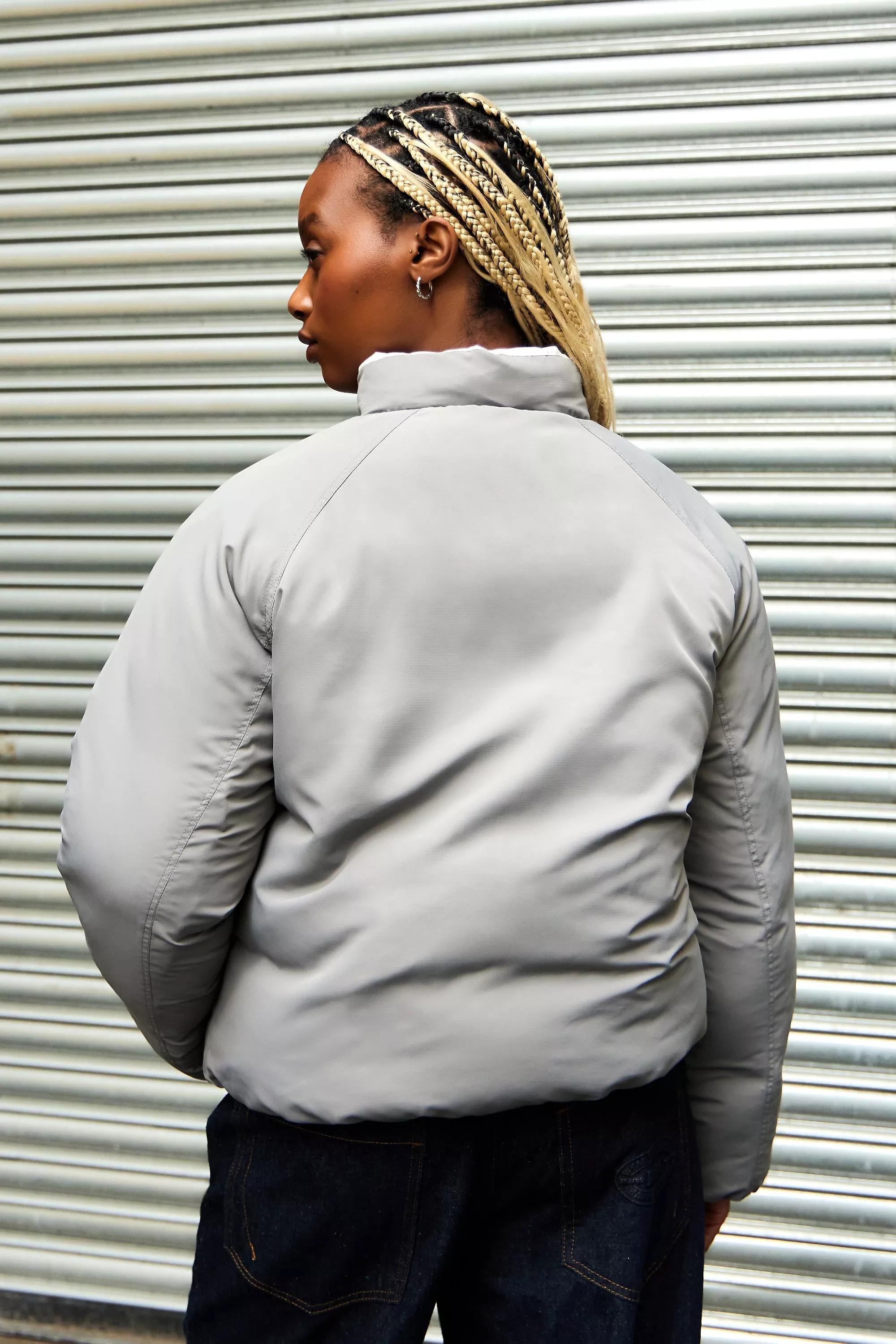 White Iets Frans... Reversible Puffer Coat, , large image number 5