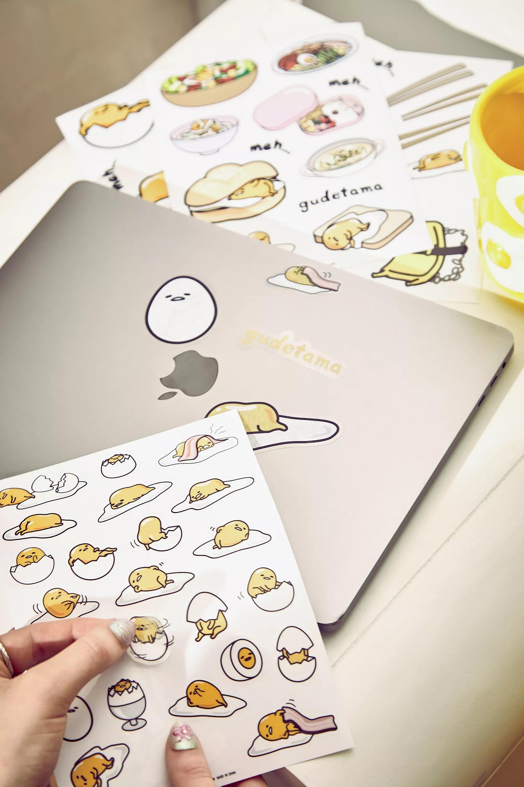 Yellow Gudetama Gadget Decals, ASSORT, large image number 0