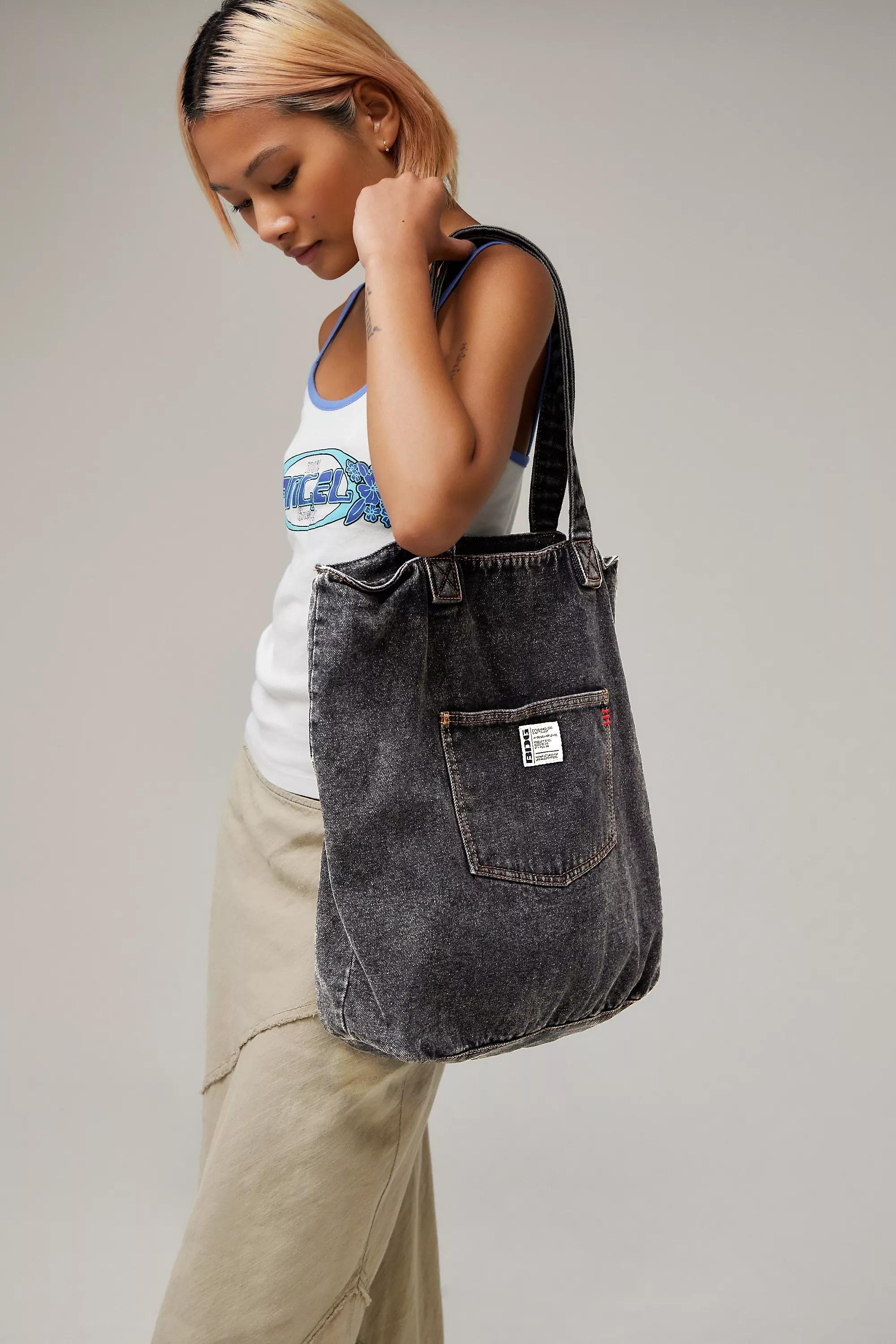 Black Bdg Denim Bag, BLK, large image number 0