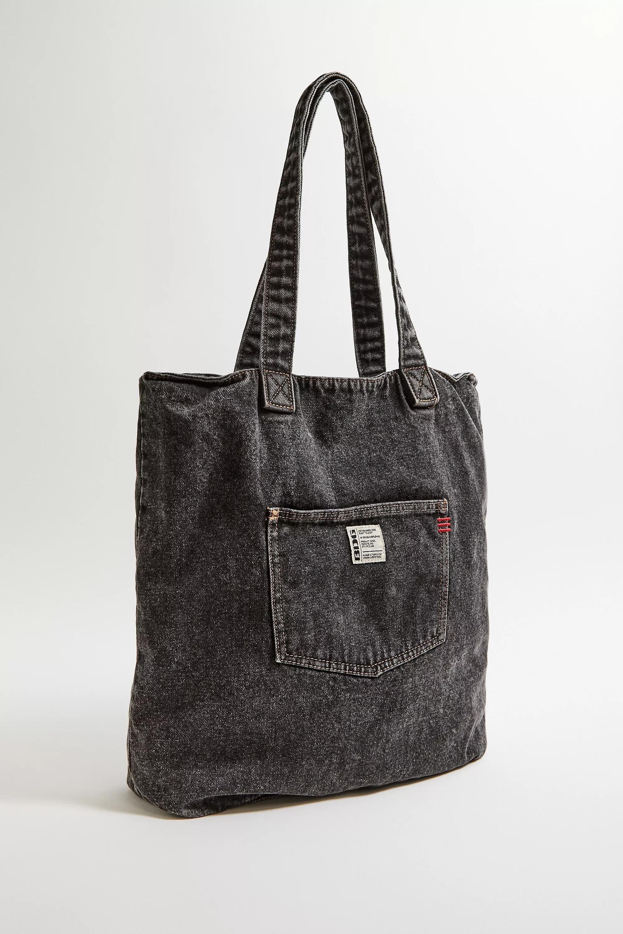 Black Bdg Denim Bag, BLK, large image number 2