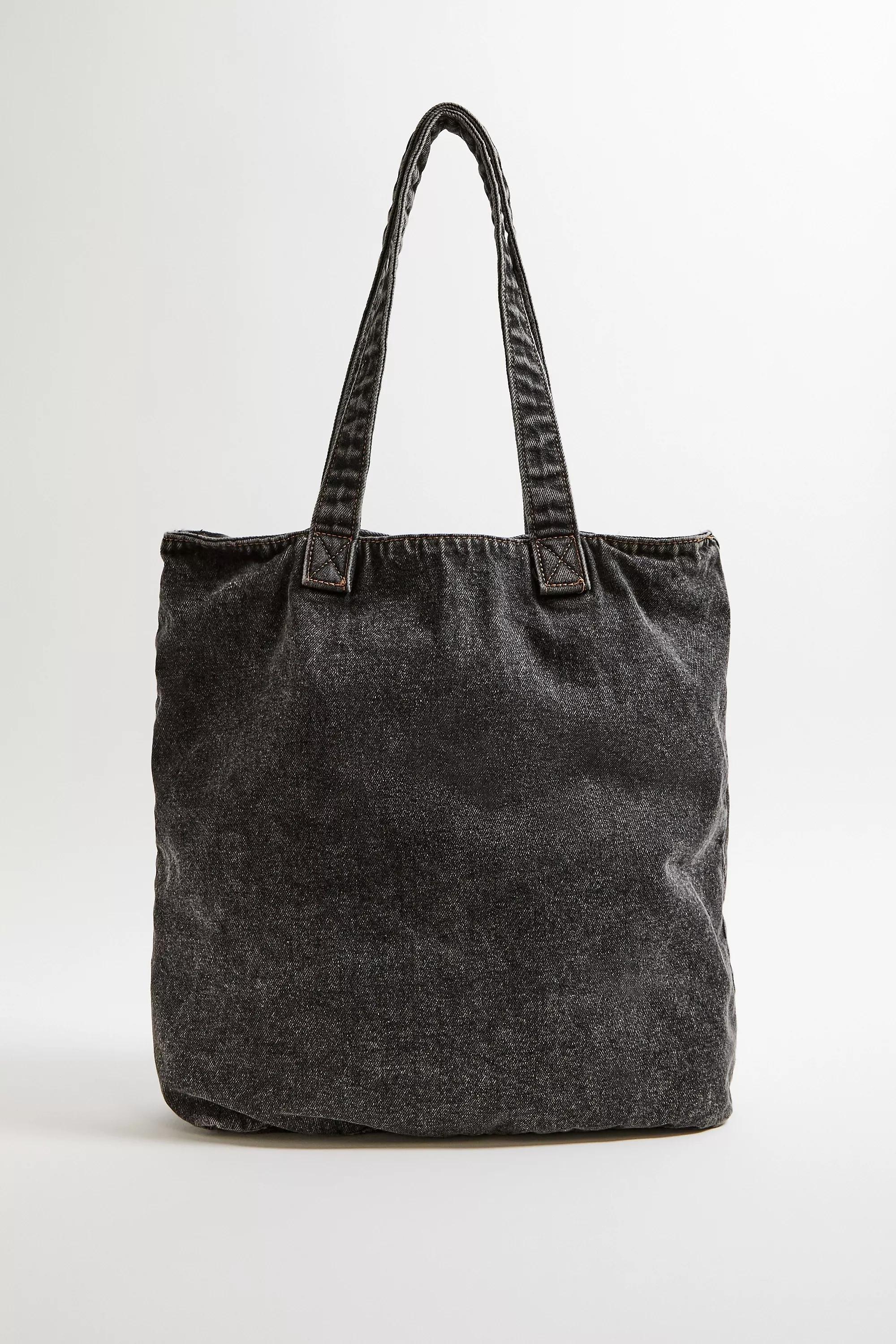 Black Bdg Denim Bag, BLK, large image number 3