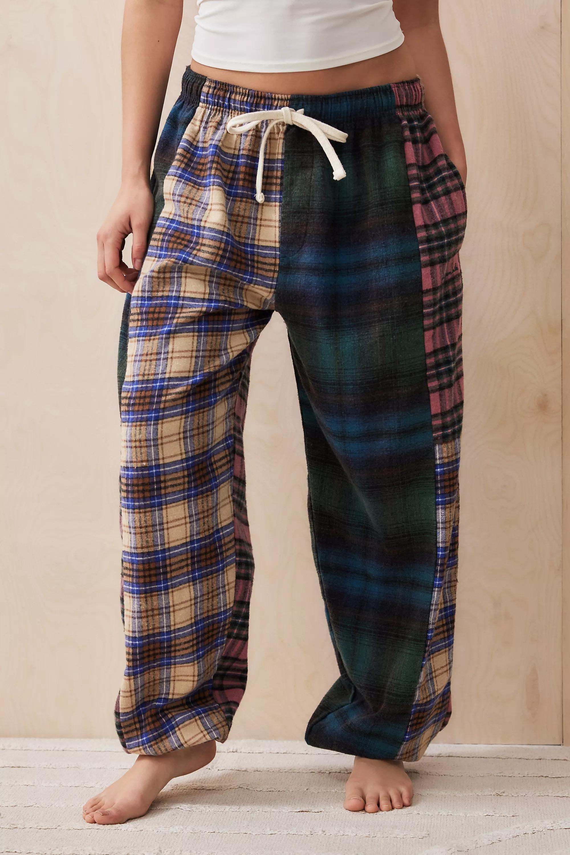 Multicolour Out From Under Checked Joggers, , large image number 0