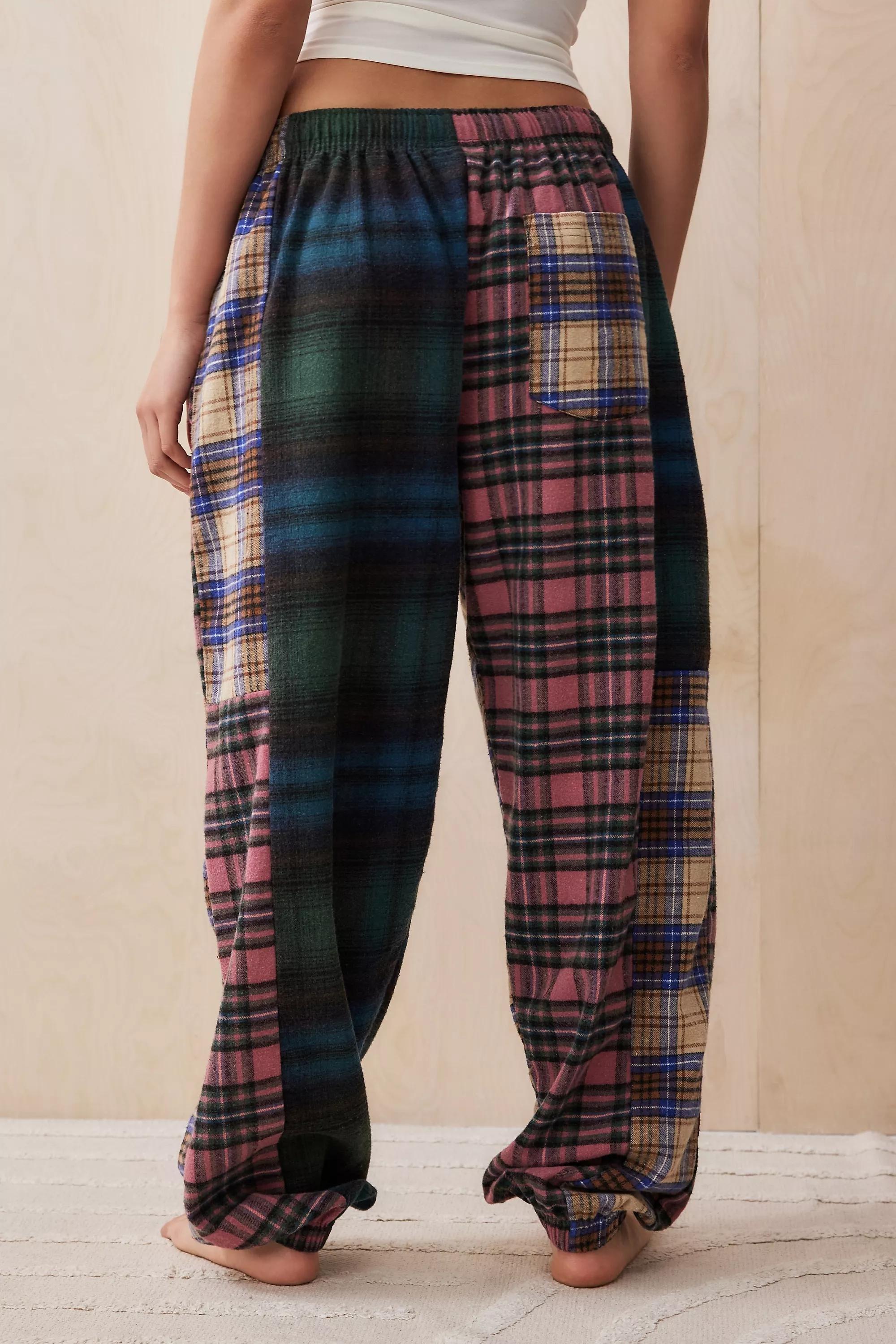Multicolour Out From Under Checked Joggers, , large image number 2