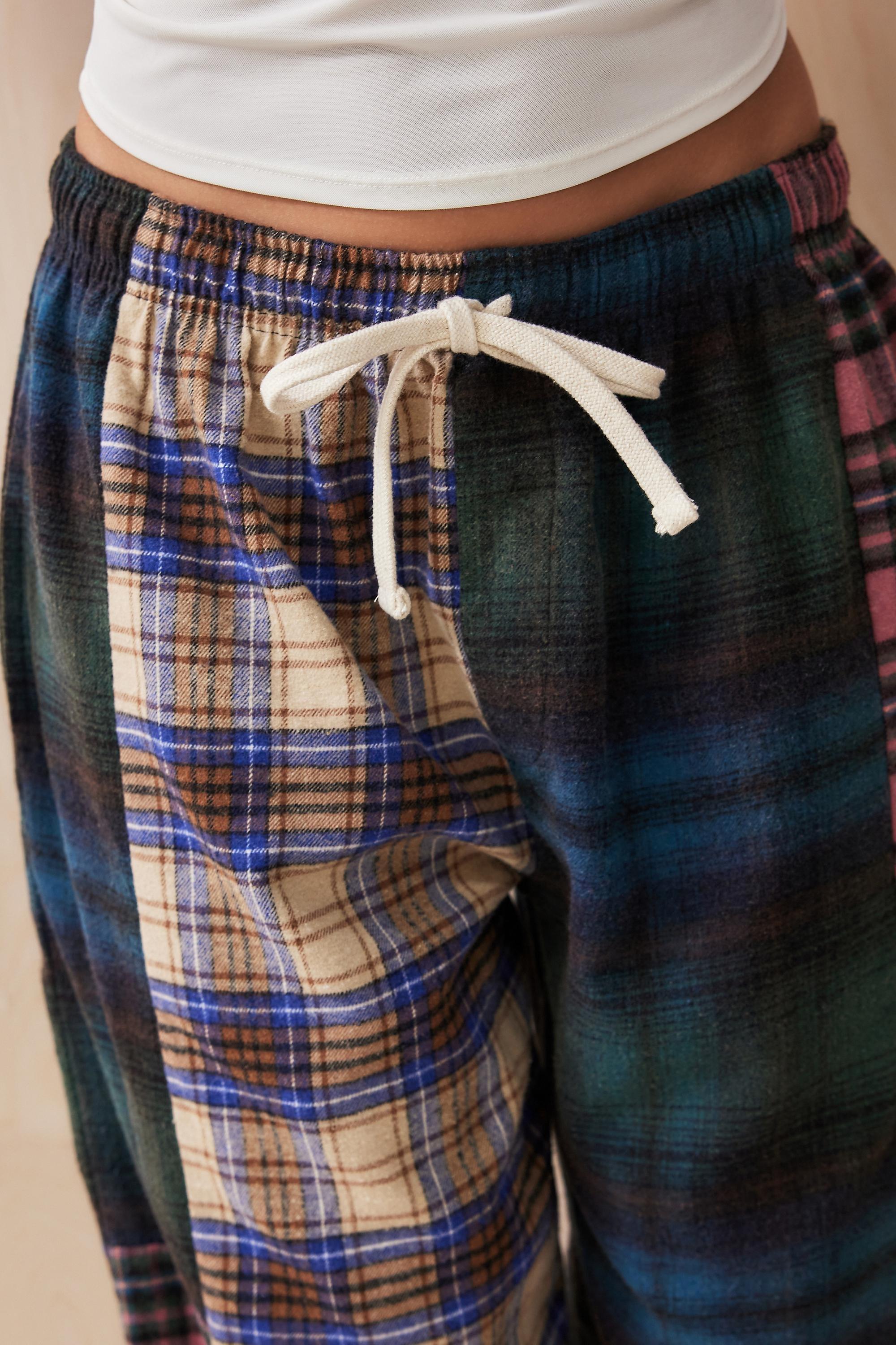 Multicolour Out From Under Checked Joggers, , large image number 3
