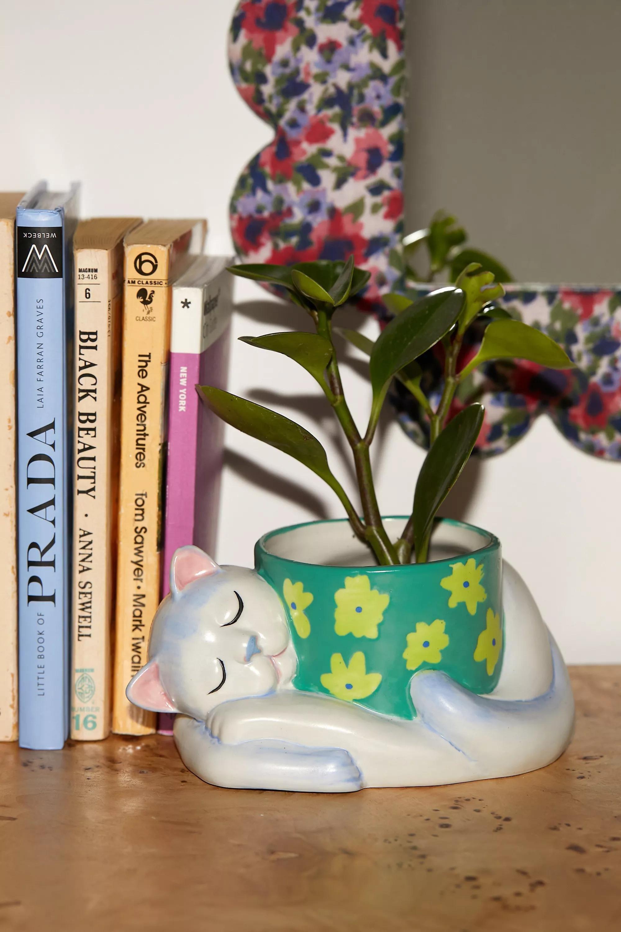 Cat Nap Planter, ASSORT, large image number 0