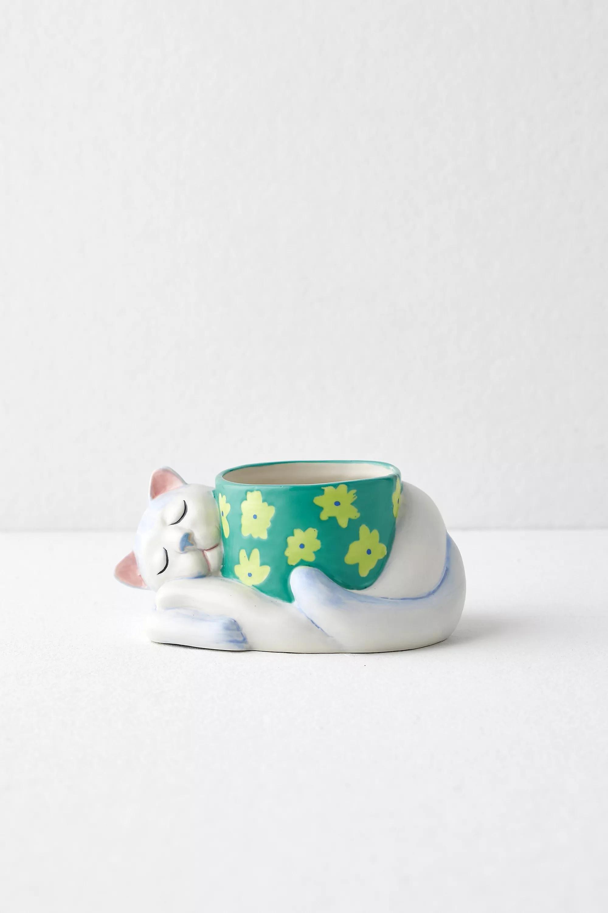Cat Nap Planter, ASSORT, large image number 1