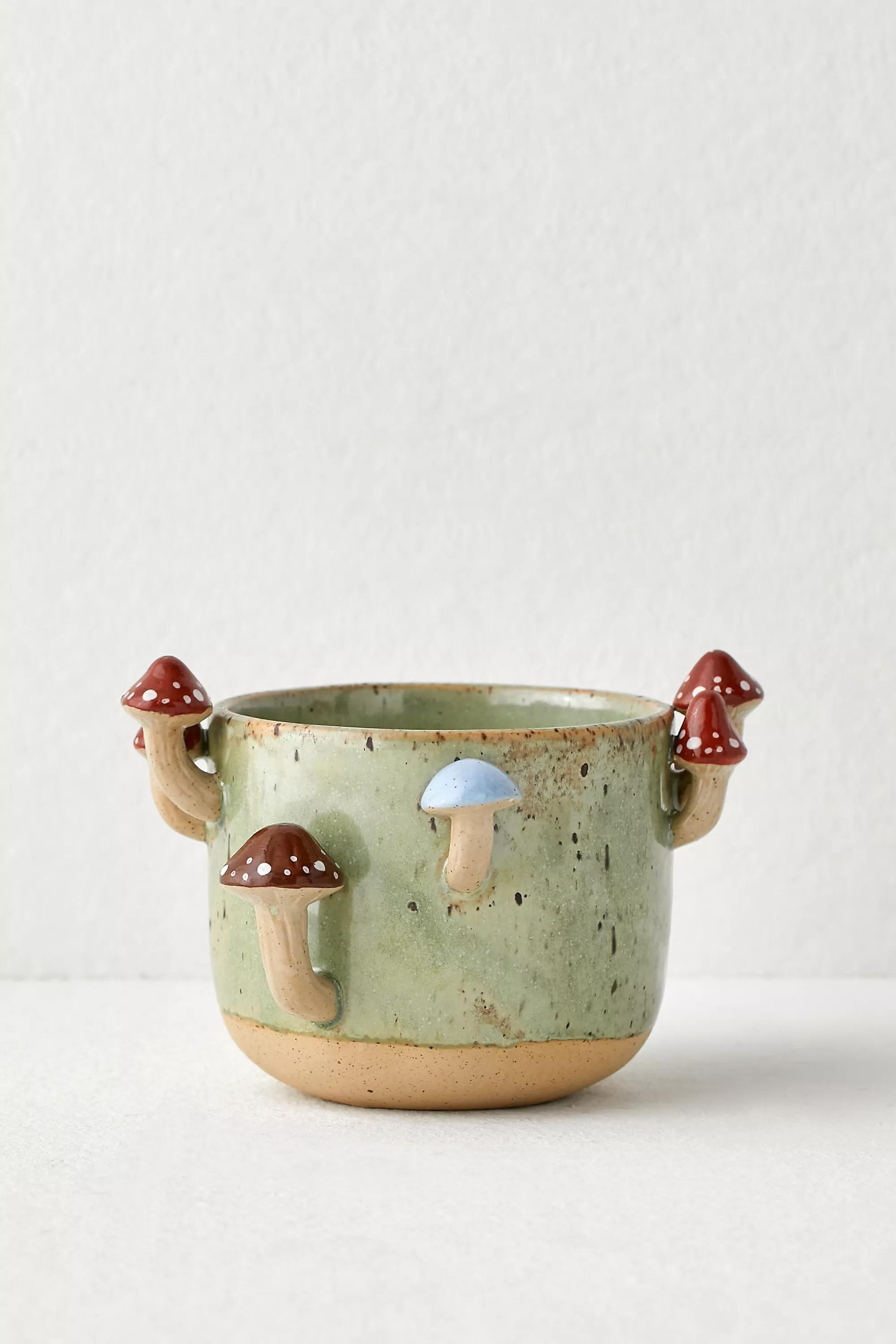 Green Sprouting Mushroom Planter, GRN, large image number 2