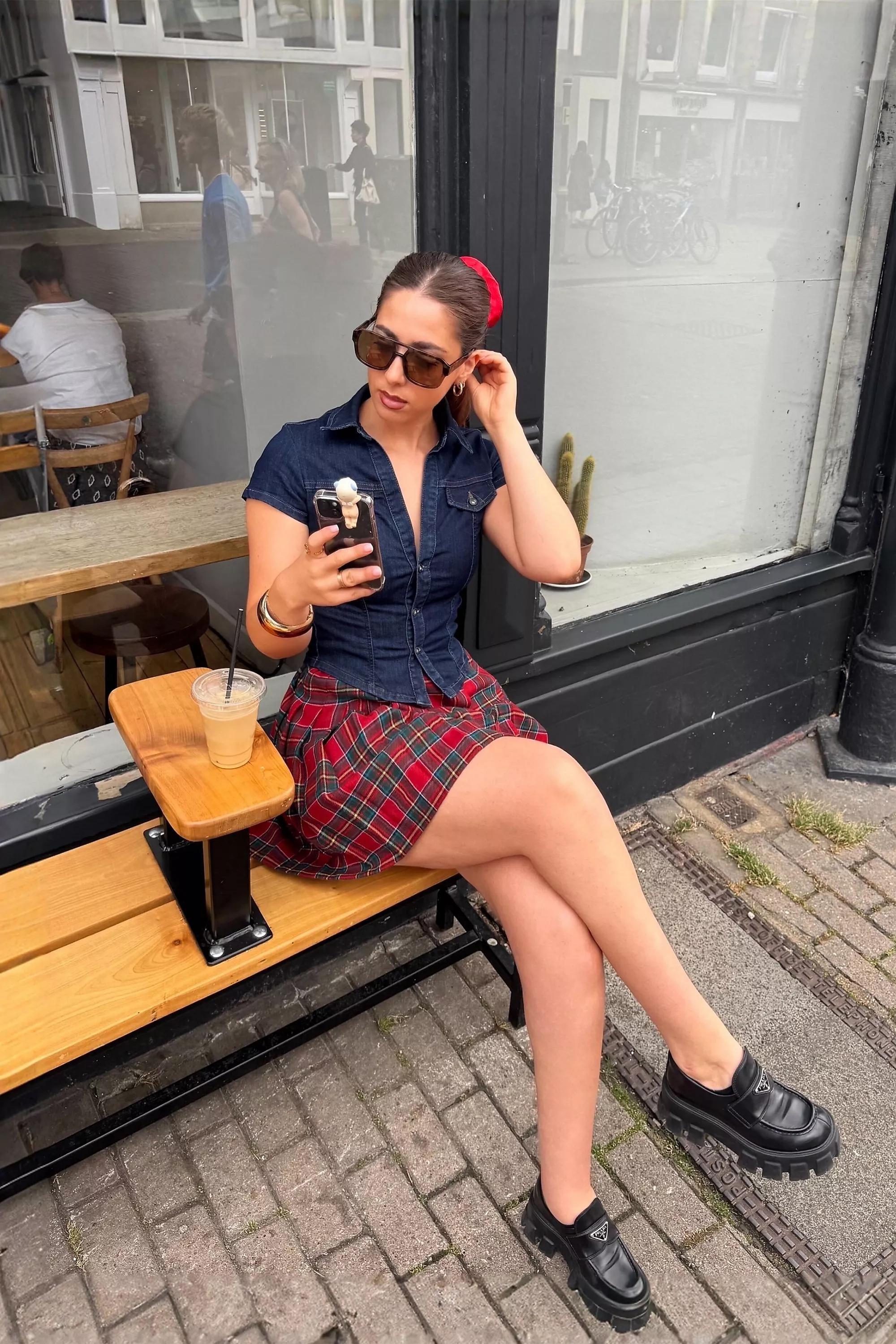 Blue Bdg Denim Shirt, BLUE, medium