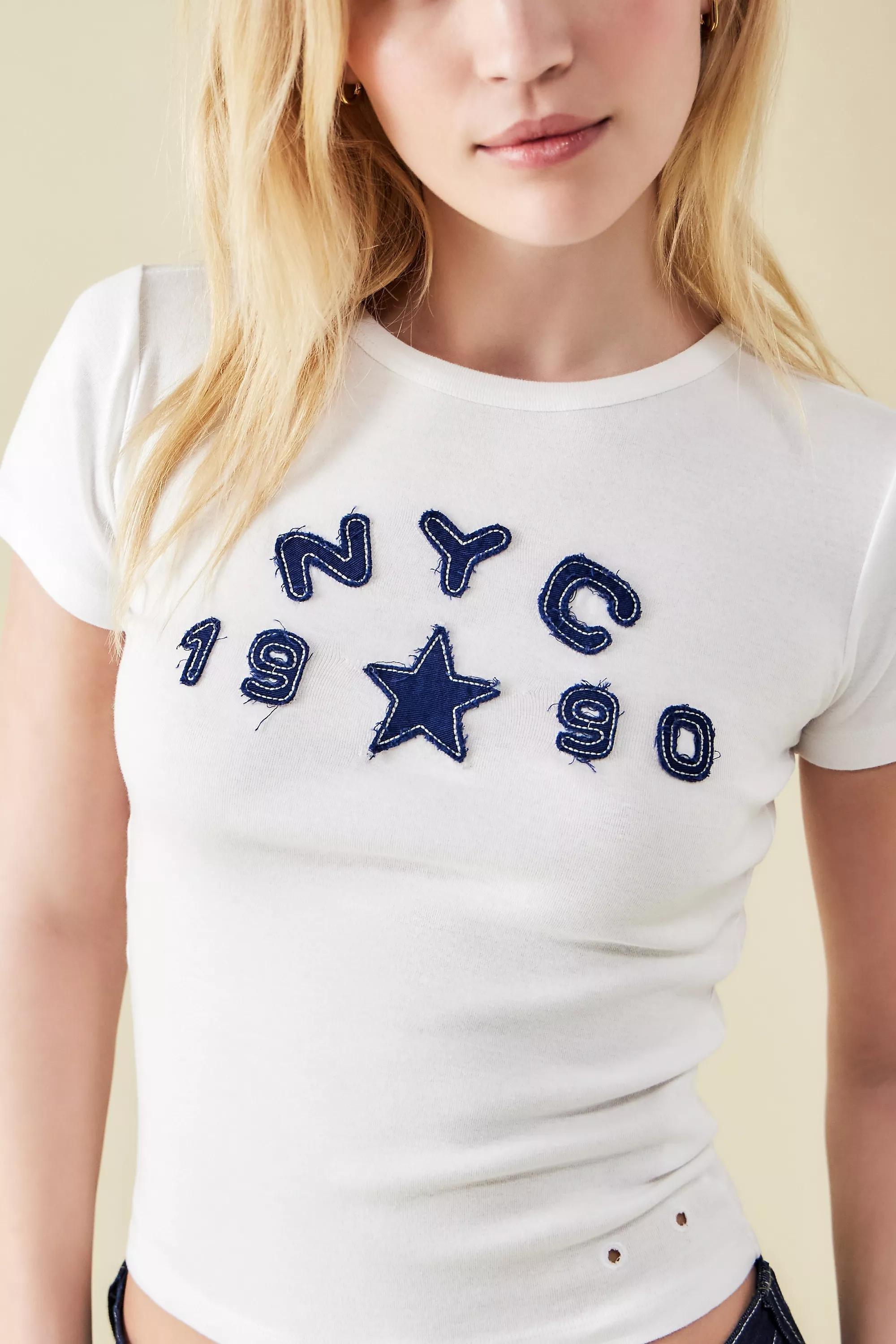 White Bdg White Nyc 1990 Baby T-Shirt, , large image number 1