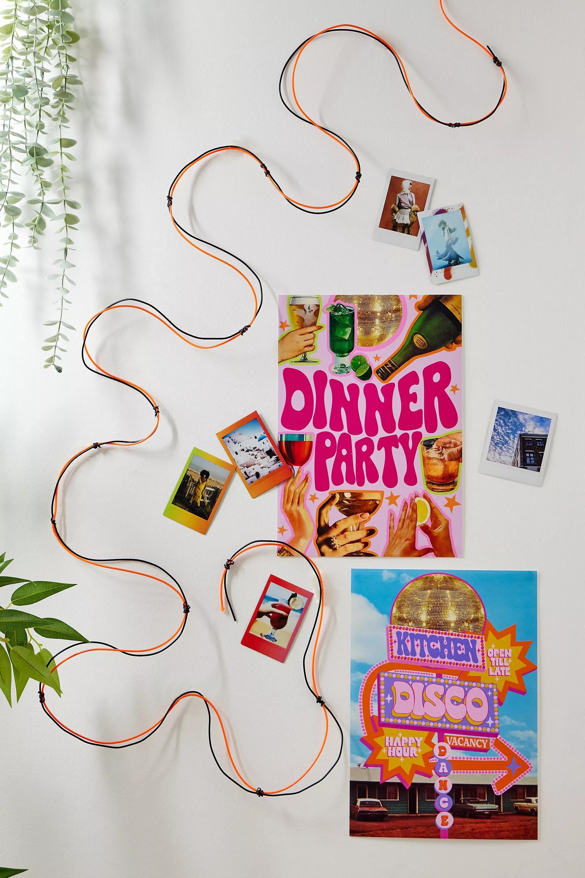 Orange Make Your Own Orange Neon String Light, ORANGE, large image number 0