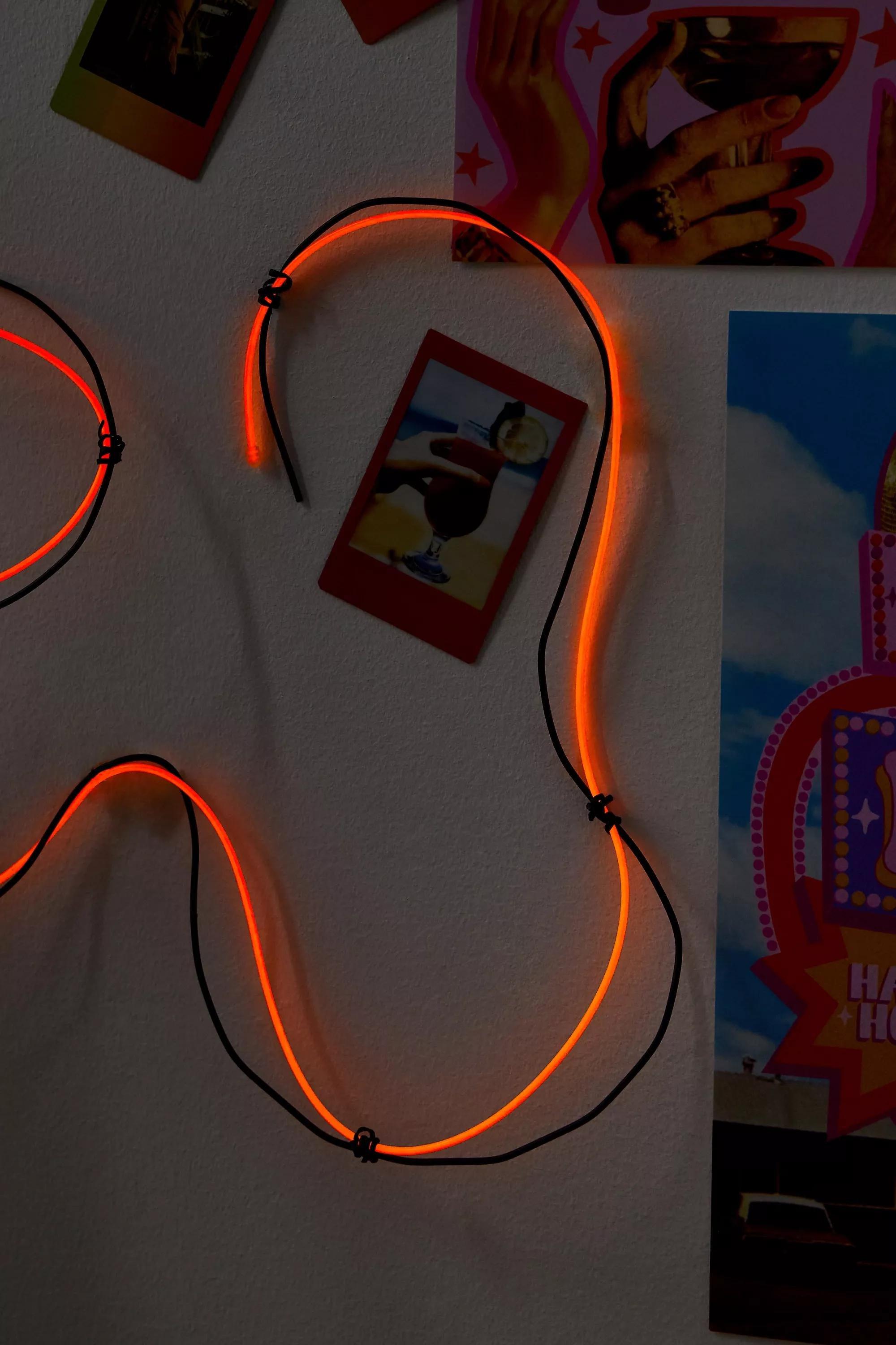 Orange Make Your Own Orange Neon String Light, ORANGE, large image number 2