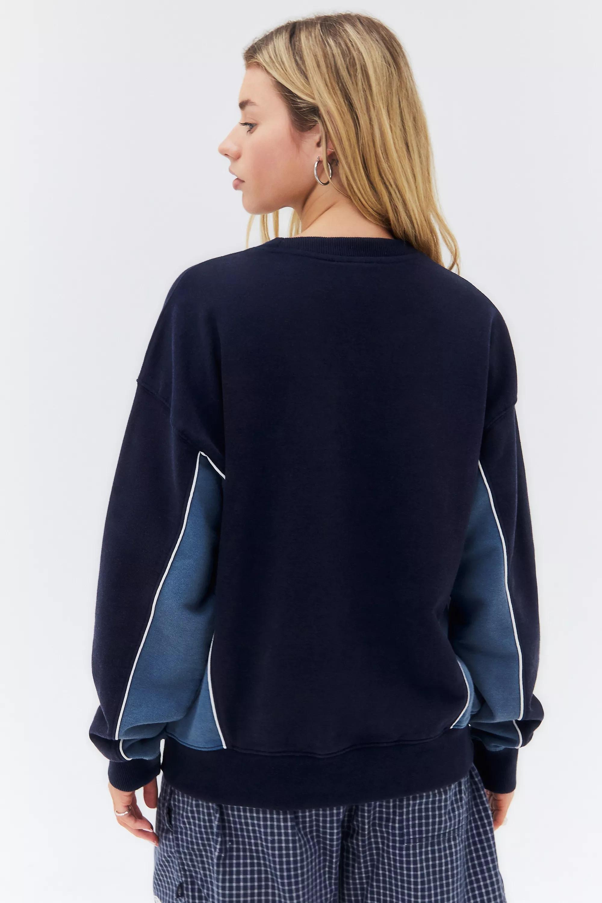 Navy Iets Frans... Piped Sweatshirt, , large image number 3