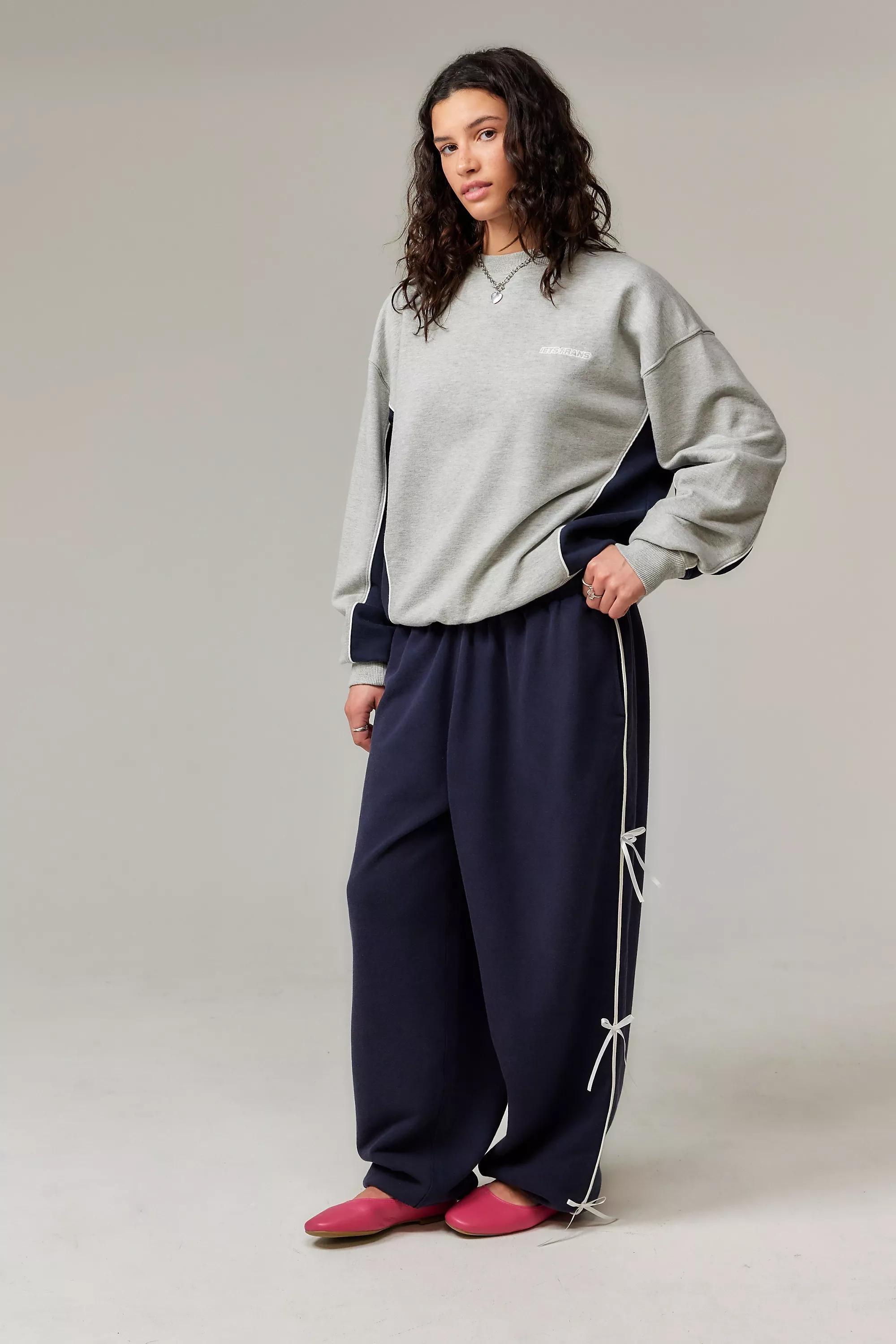 Grey Iets Frans Piped Sweatshirt, , large image number 1