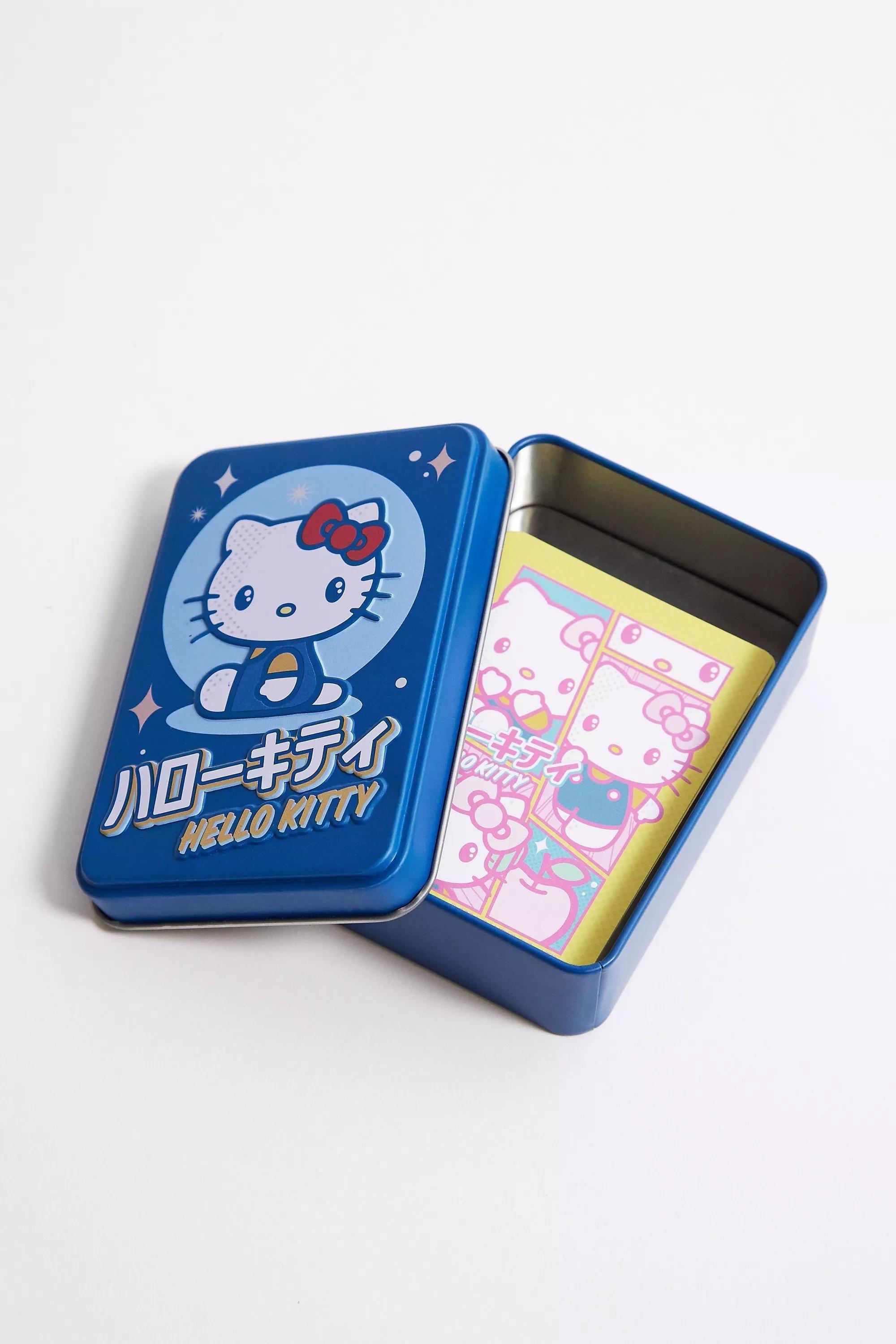 Blue Hello Kitty Playing Cards, BLUE, large image number 4