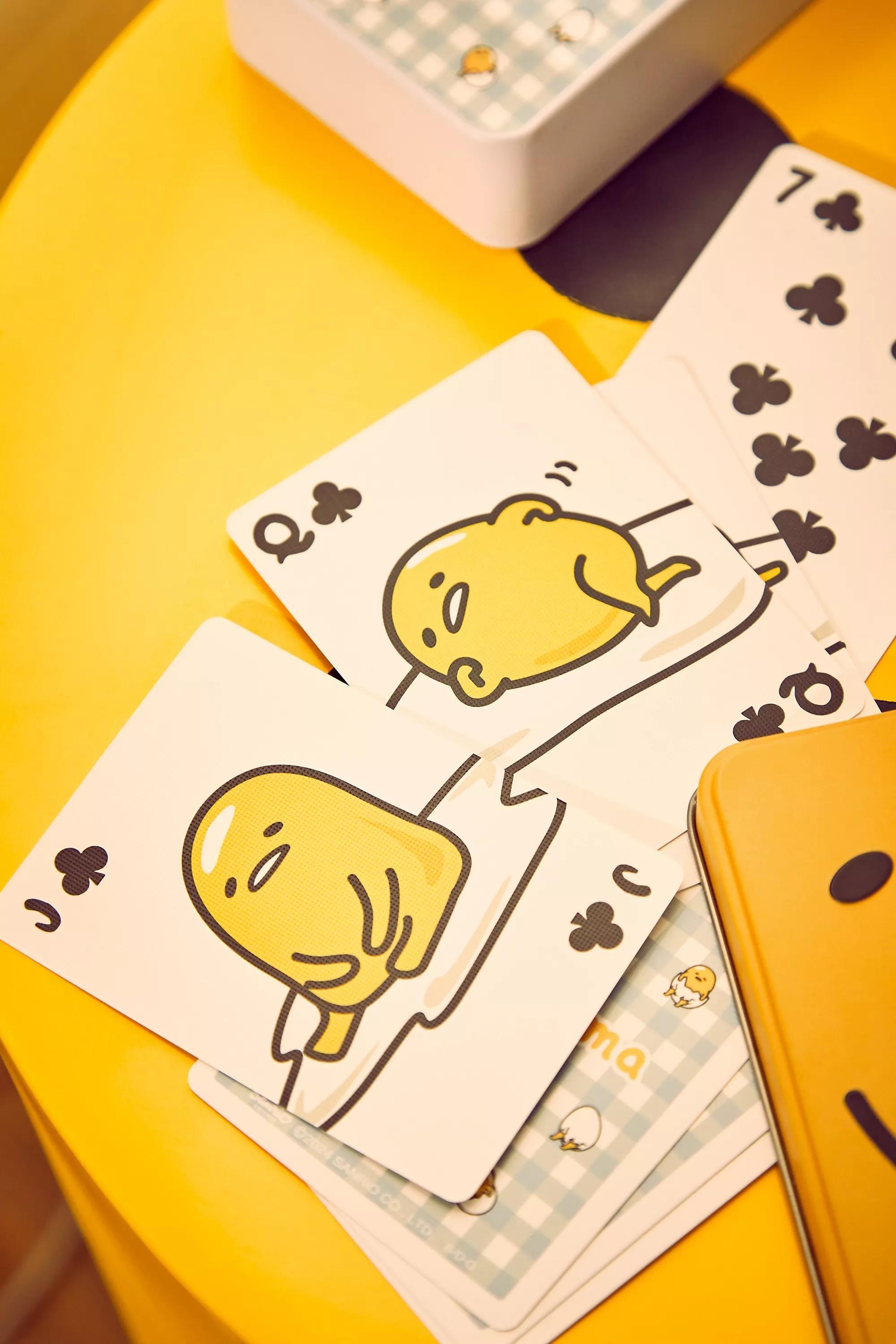Yellow Gudetama Playing Cards, YEL, large image number 1