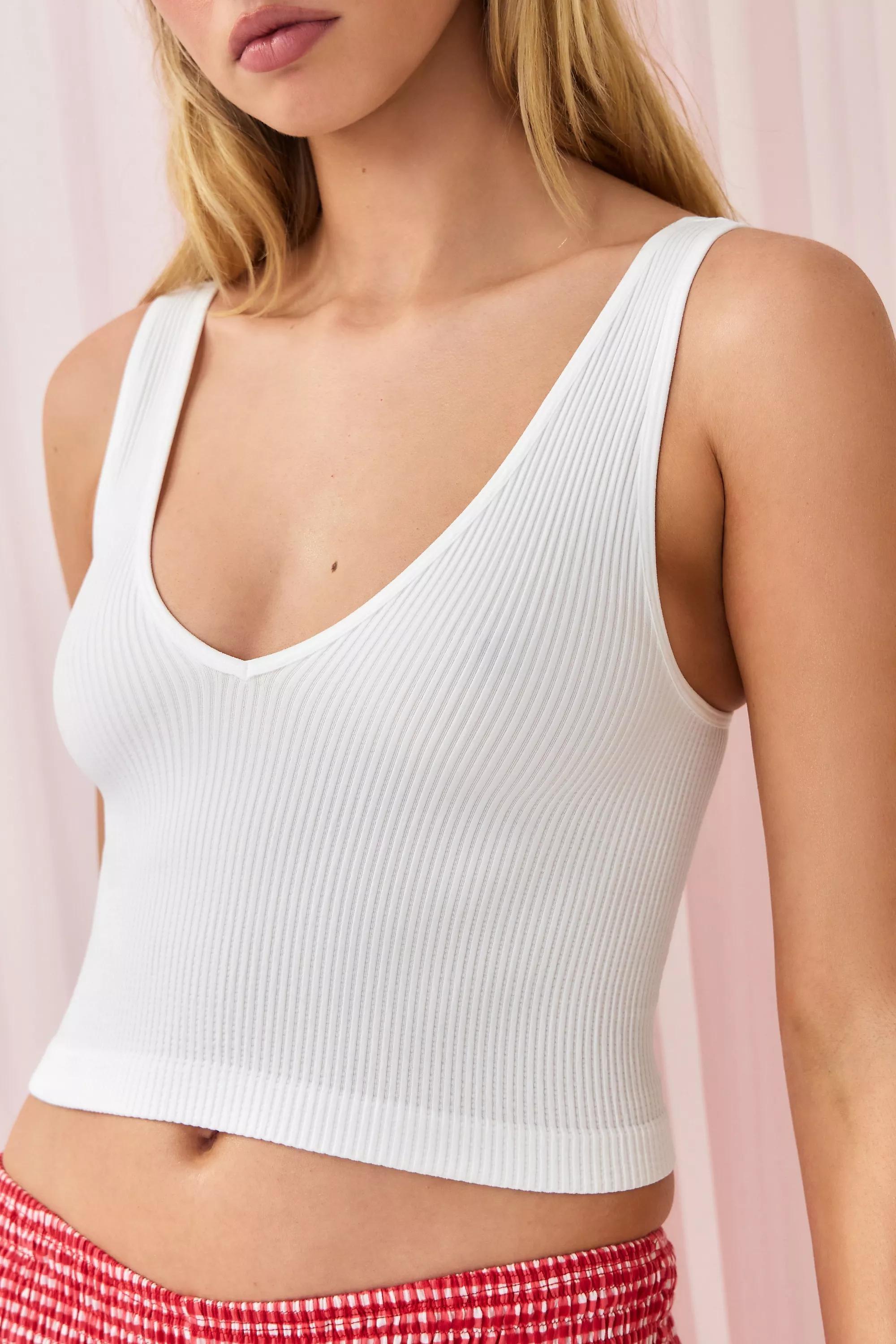 White Out From Under Easy V-Neck Cami, WHT, medium