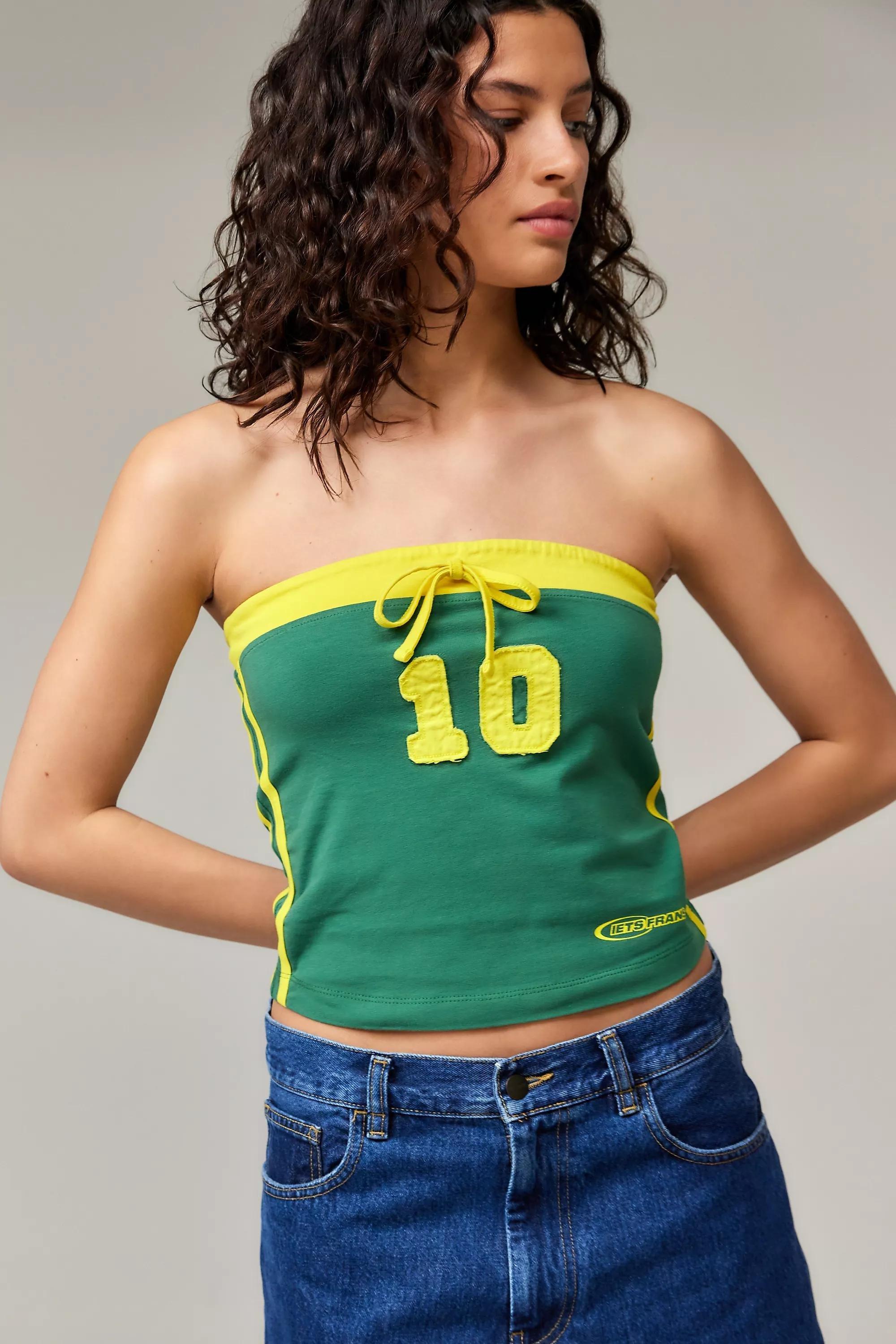 Green Sleeveless Top, , large image number 3