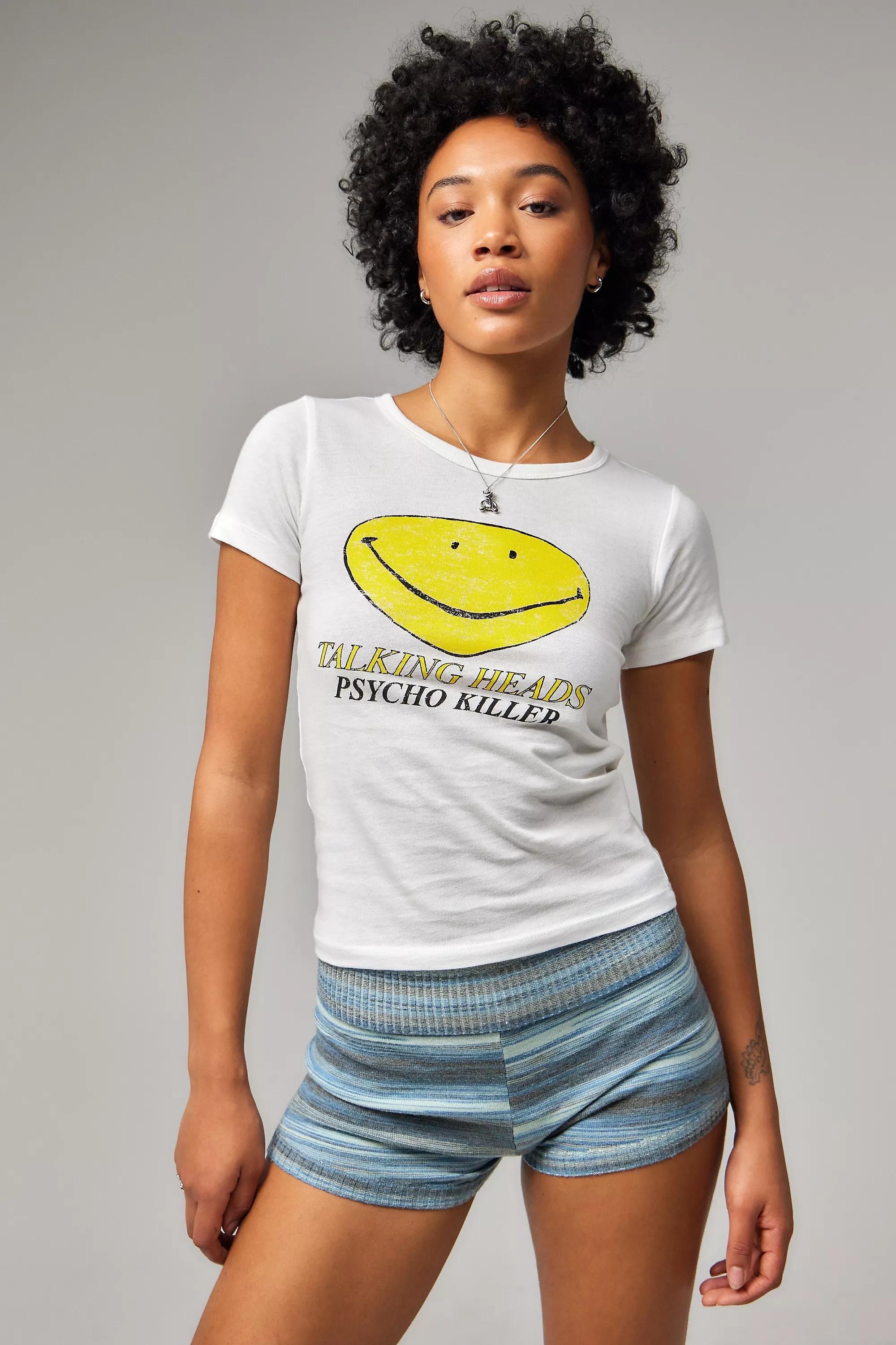 White Printed T-Shirt, , large image number 0